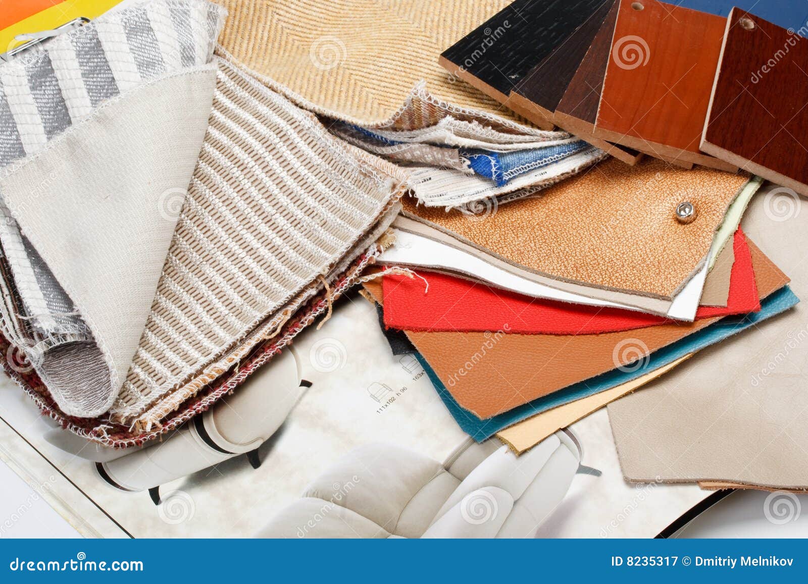 Furniture materials stock image. Image of trendy, wood 8235317