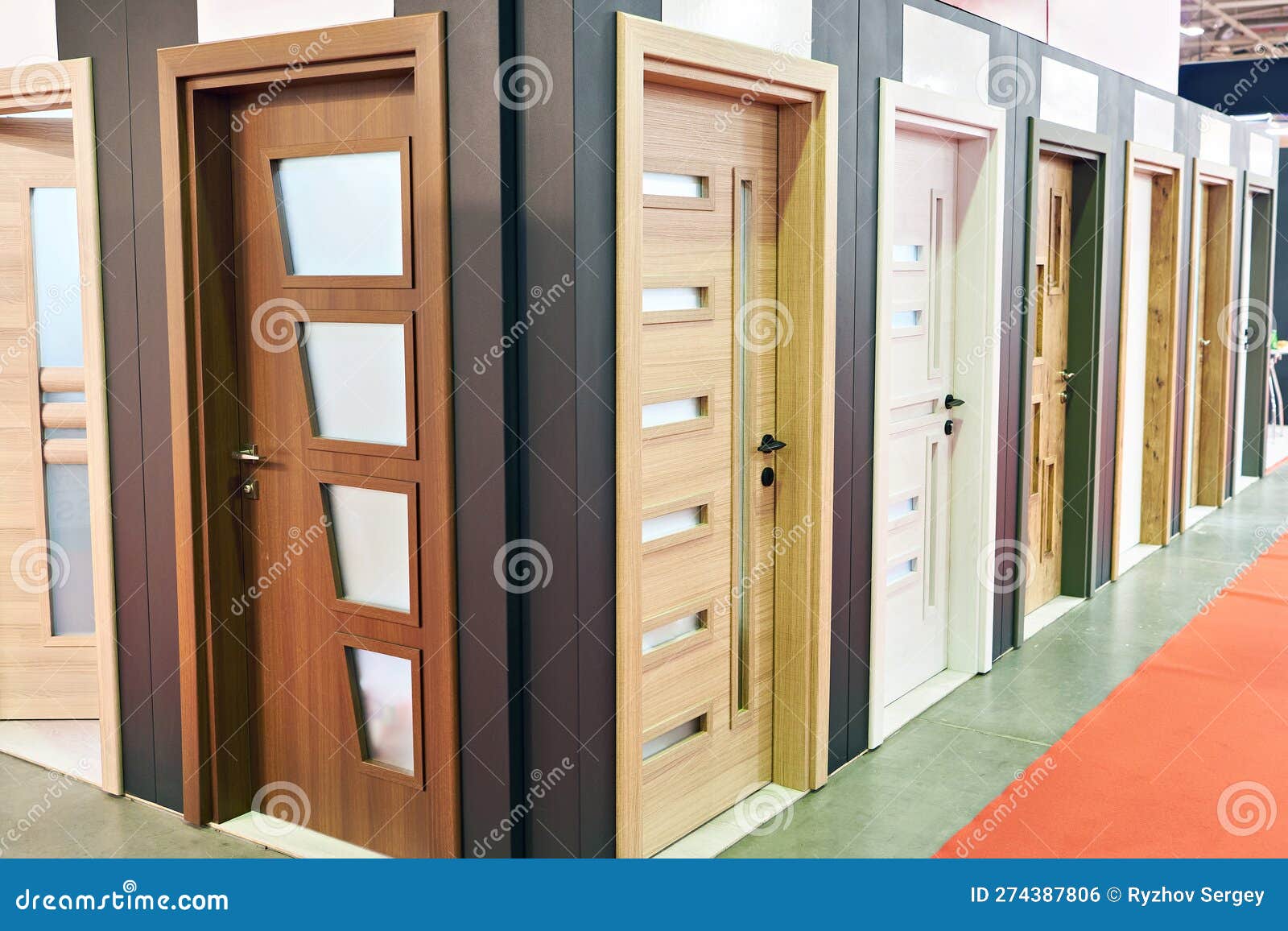Furniture Panels and Doors in Store Stock Photo Image of detail