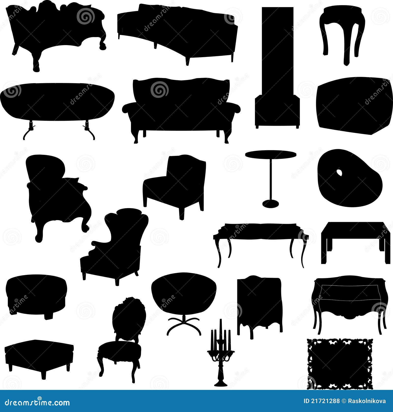 furniture silhouette clip art - photo #36