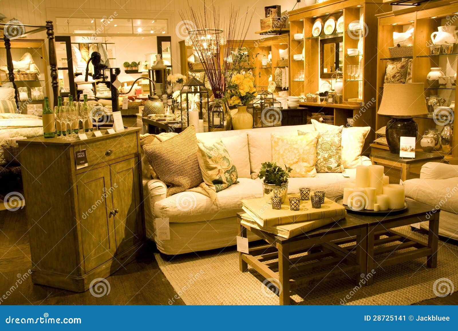 Furniture store stock image. Image of lamp, interiors 28725141