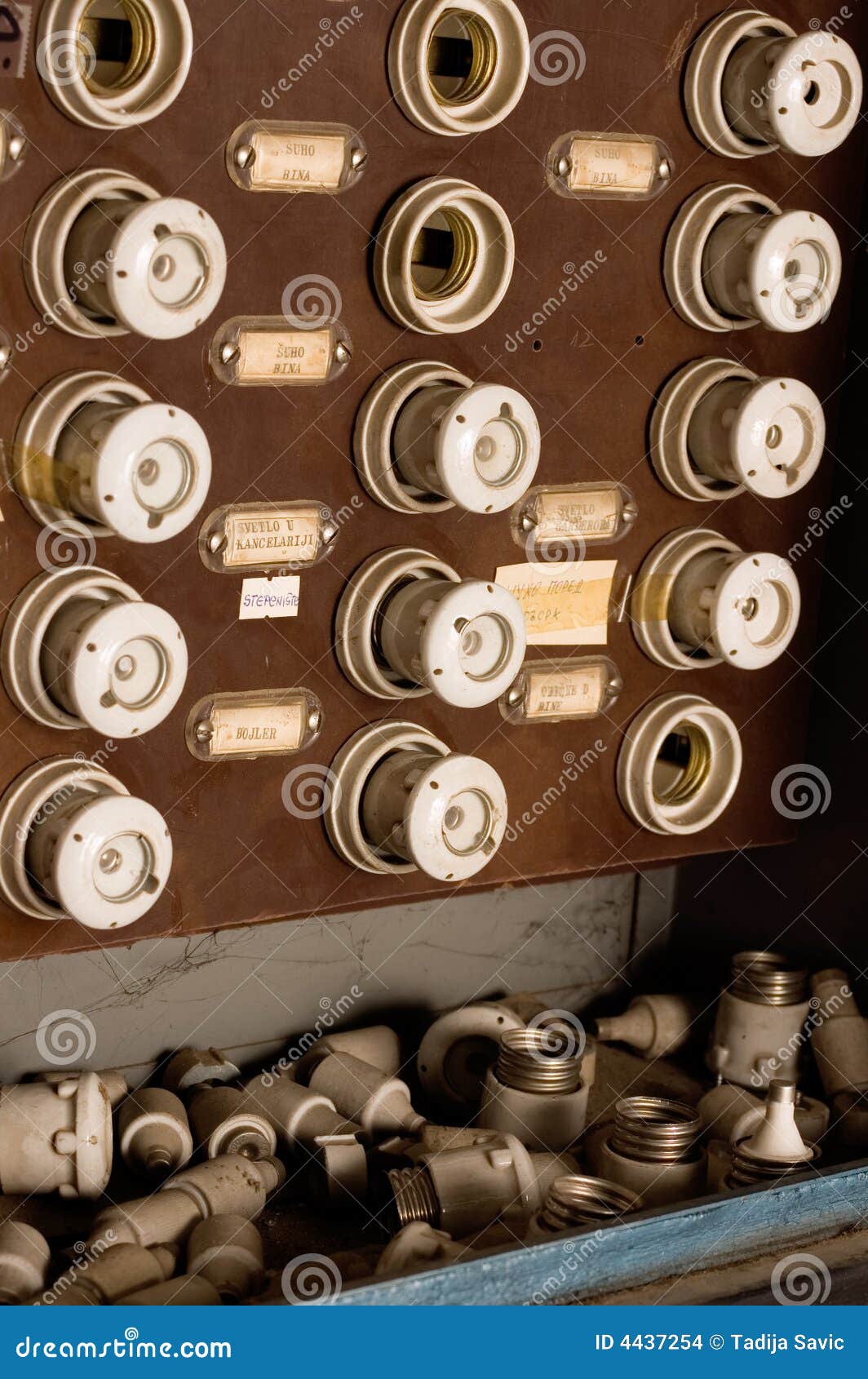 Burnt Fuse Box. Fuses And Circuit Breakers Are Safety Devices Had Built