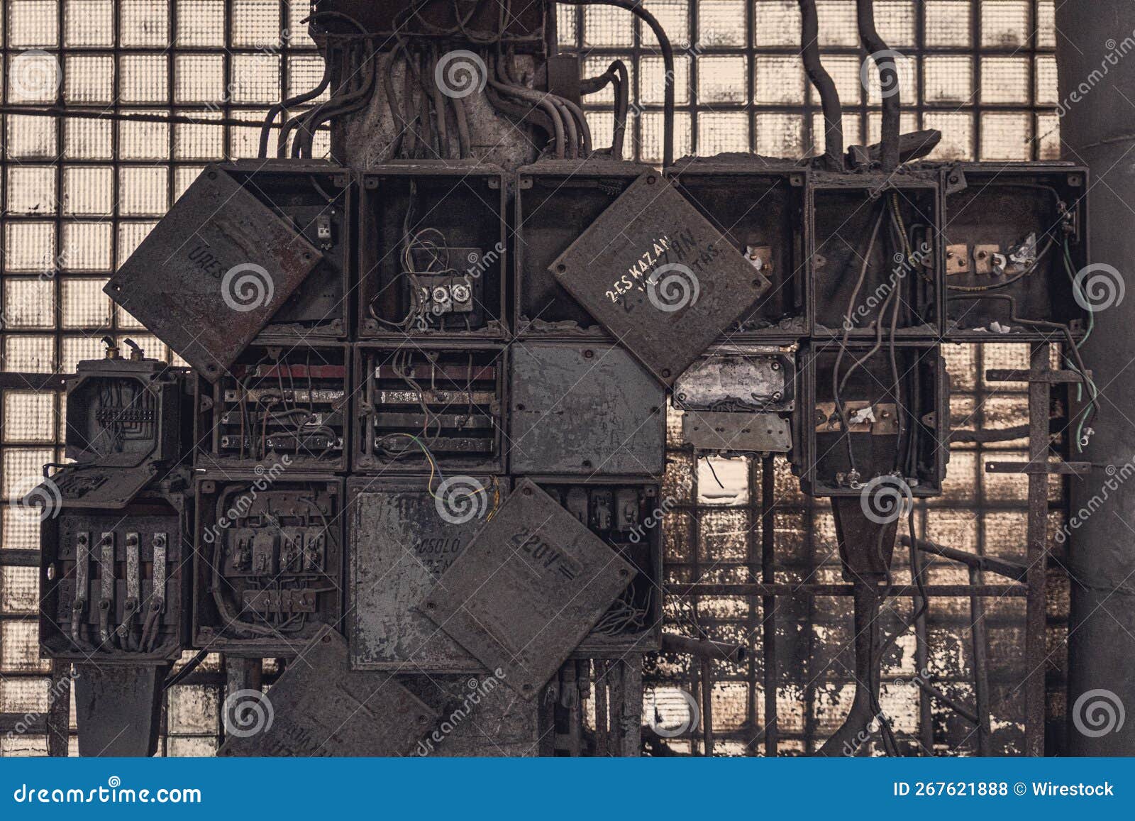 Fuse Board of a Power Plant Stock Photo Image of hungary, powerplant 267621888