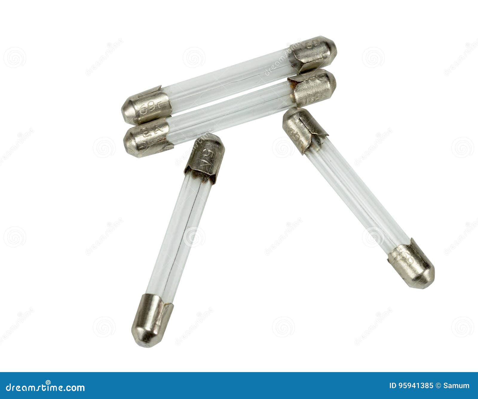 Fuse of Electrical Protection Component Stock Image Image of