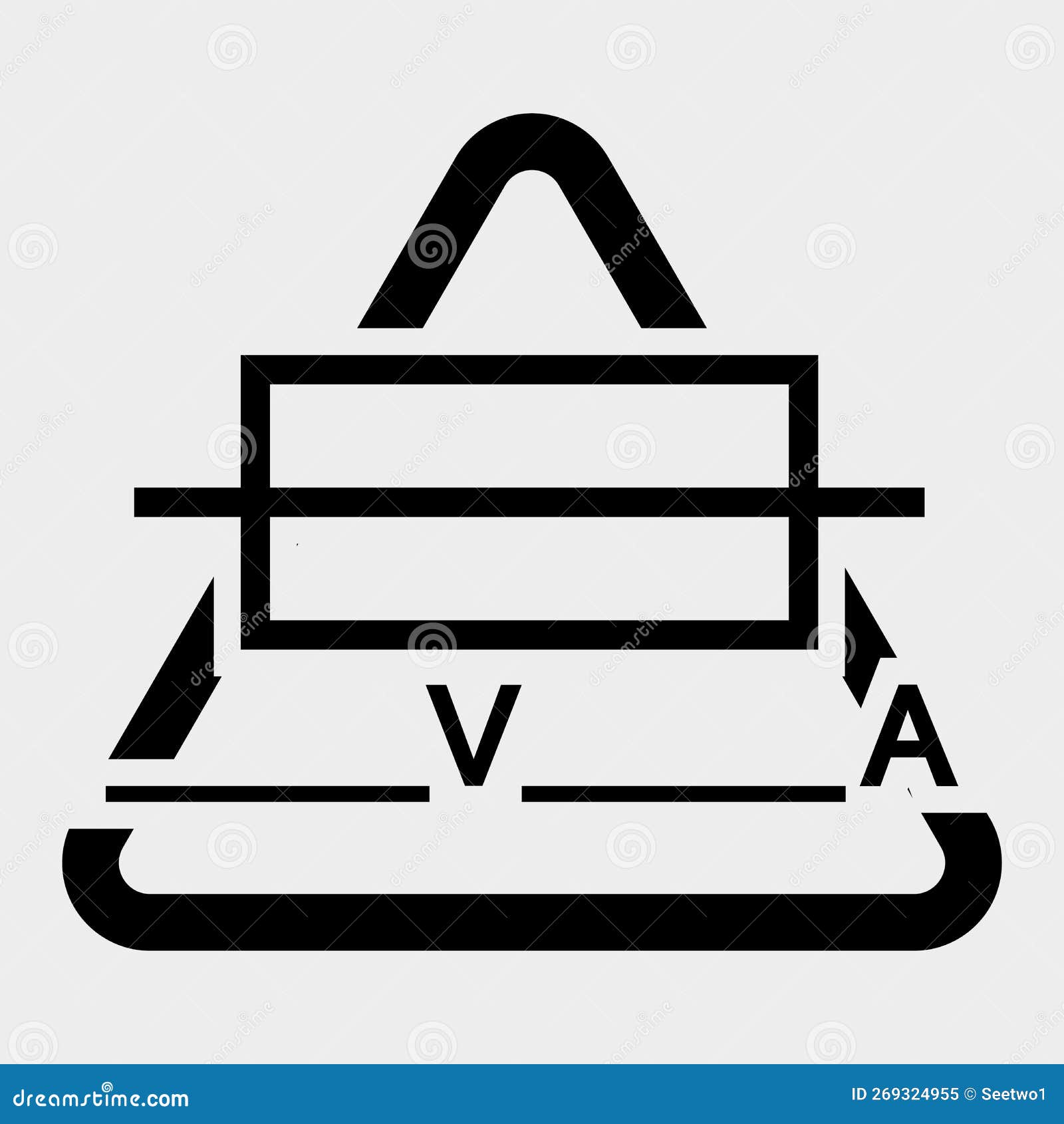 Fuse (Writable) Symbol Sign Isolate on White Background,Vector