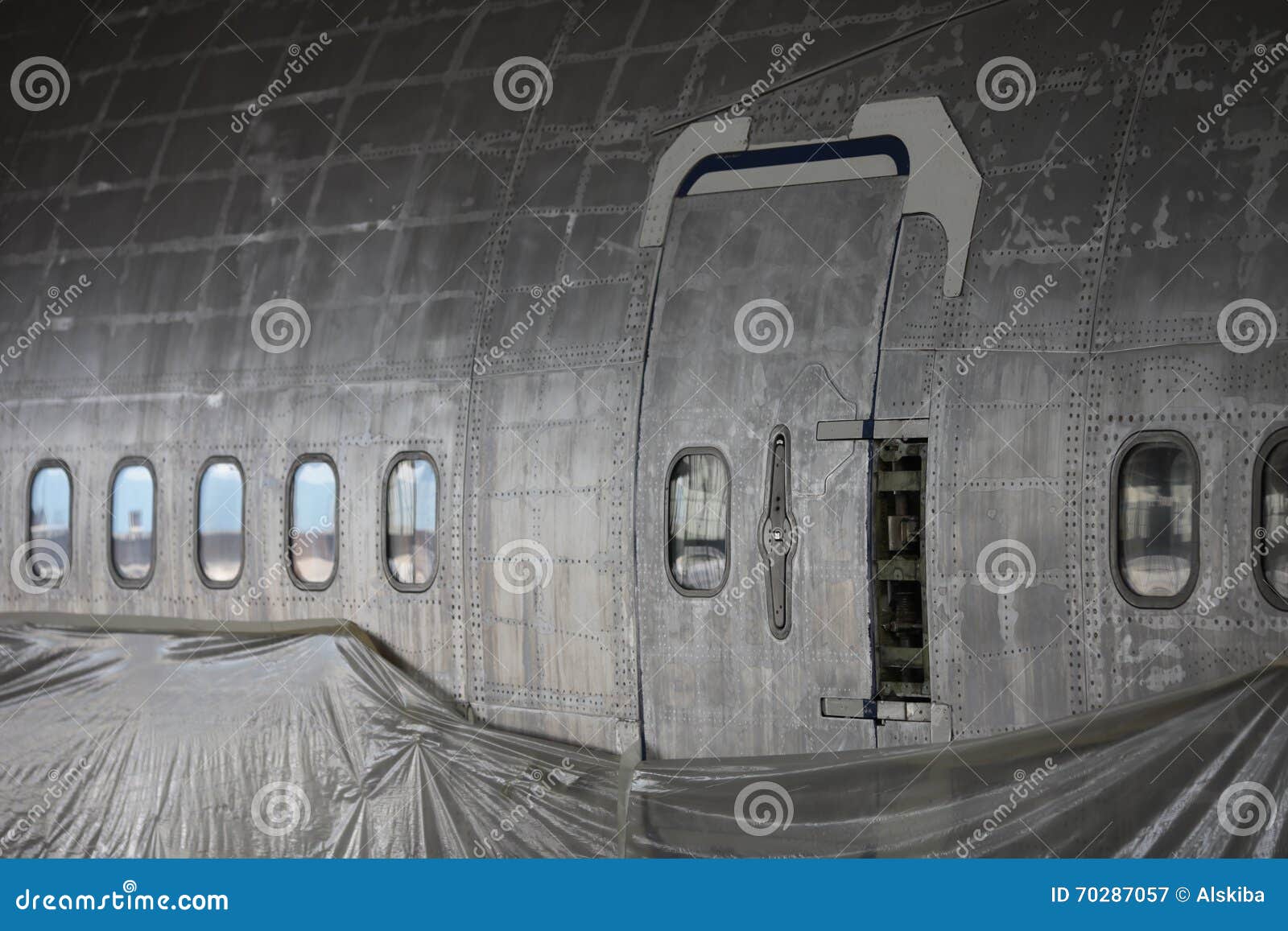 the fuselage of boeing 747