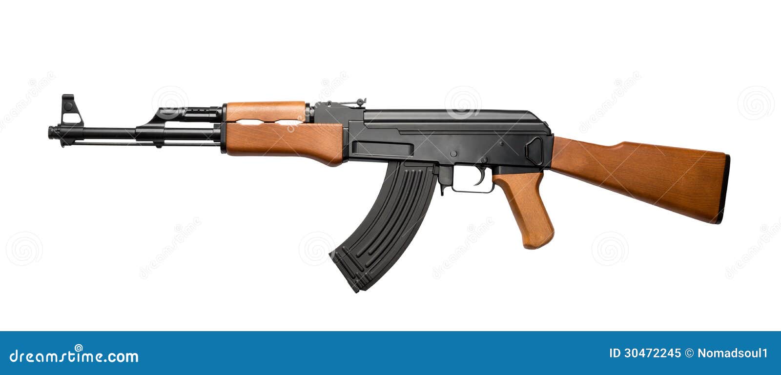 Fusil d'assaut AK47 image stock. Image du acier, pouvoir 30472245