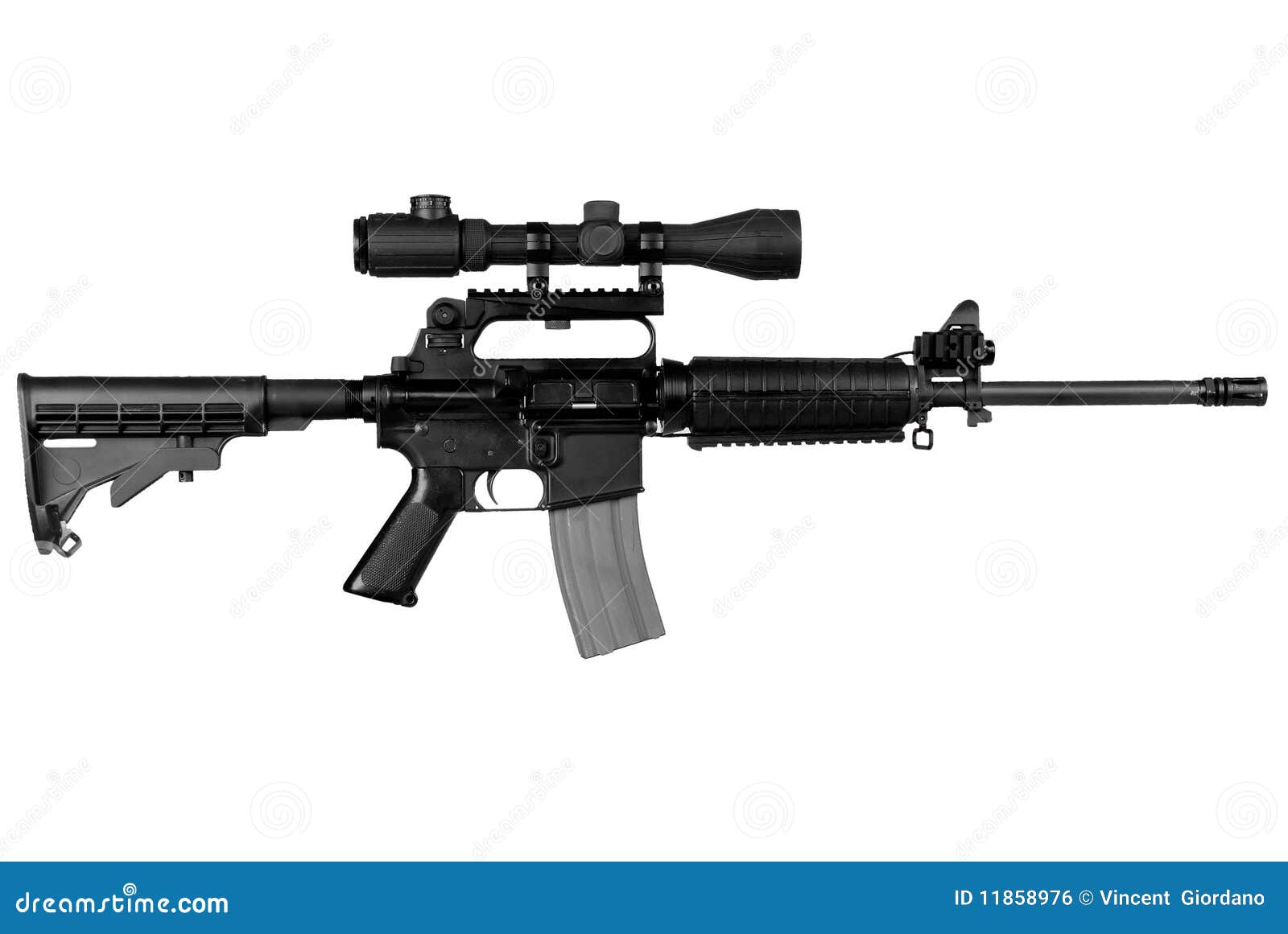 M16 винтовка без фона