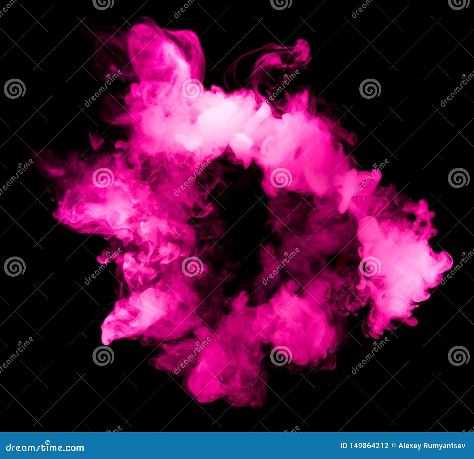 Fusion of Pink Smoke in Motion Stock Photo - Image of explosion, creative:  149864212