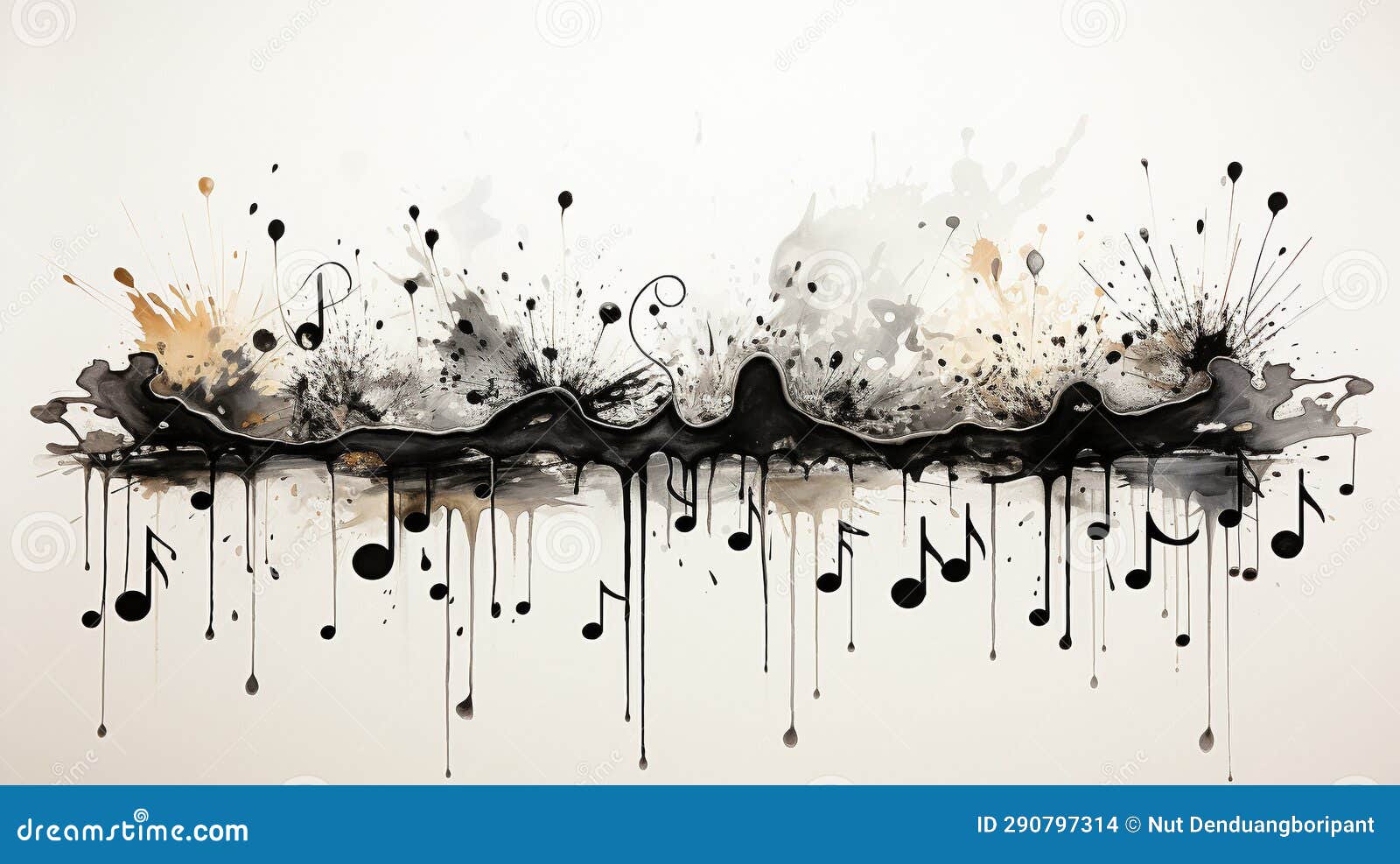 harmonious ink: abstract art inspired by the melody of music