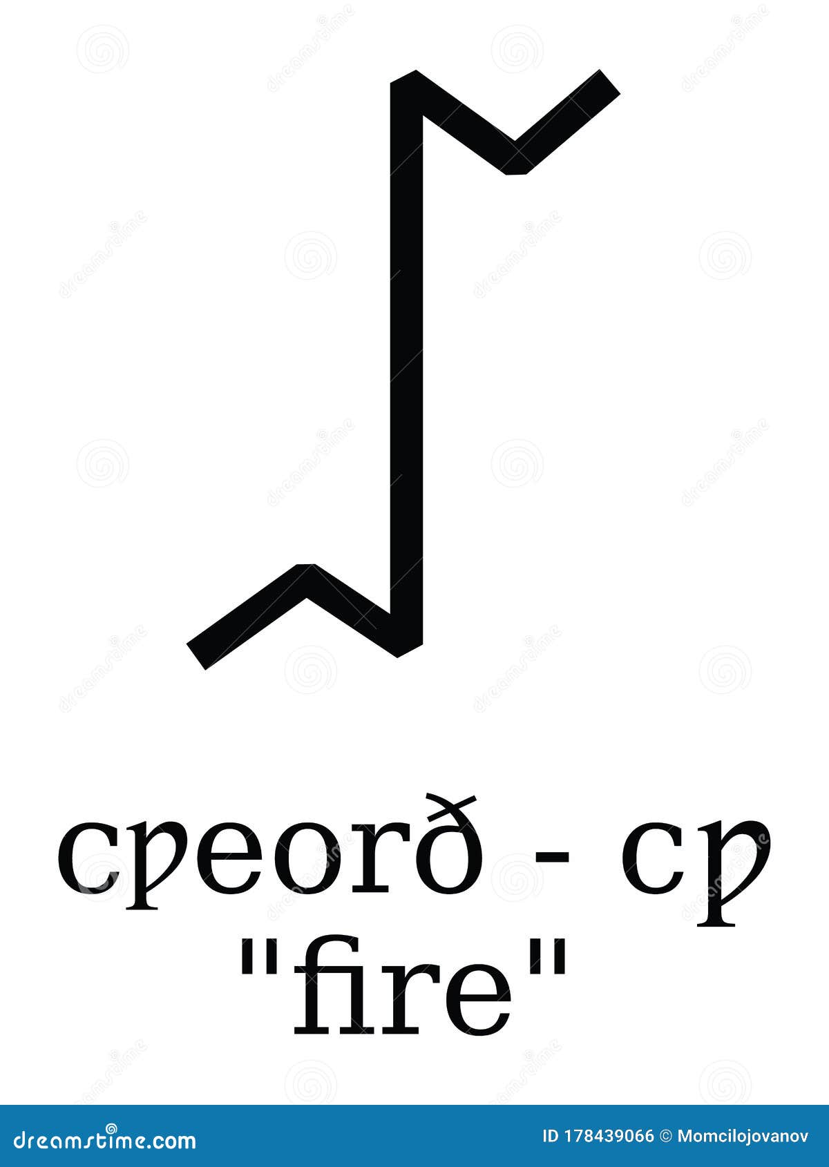 futhorc runes letter of cweorÃÂ° cp