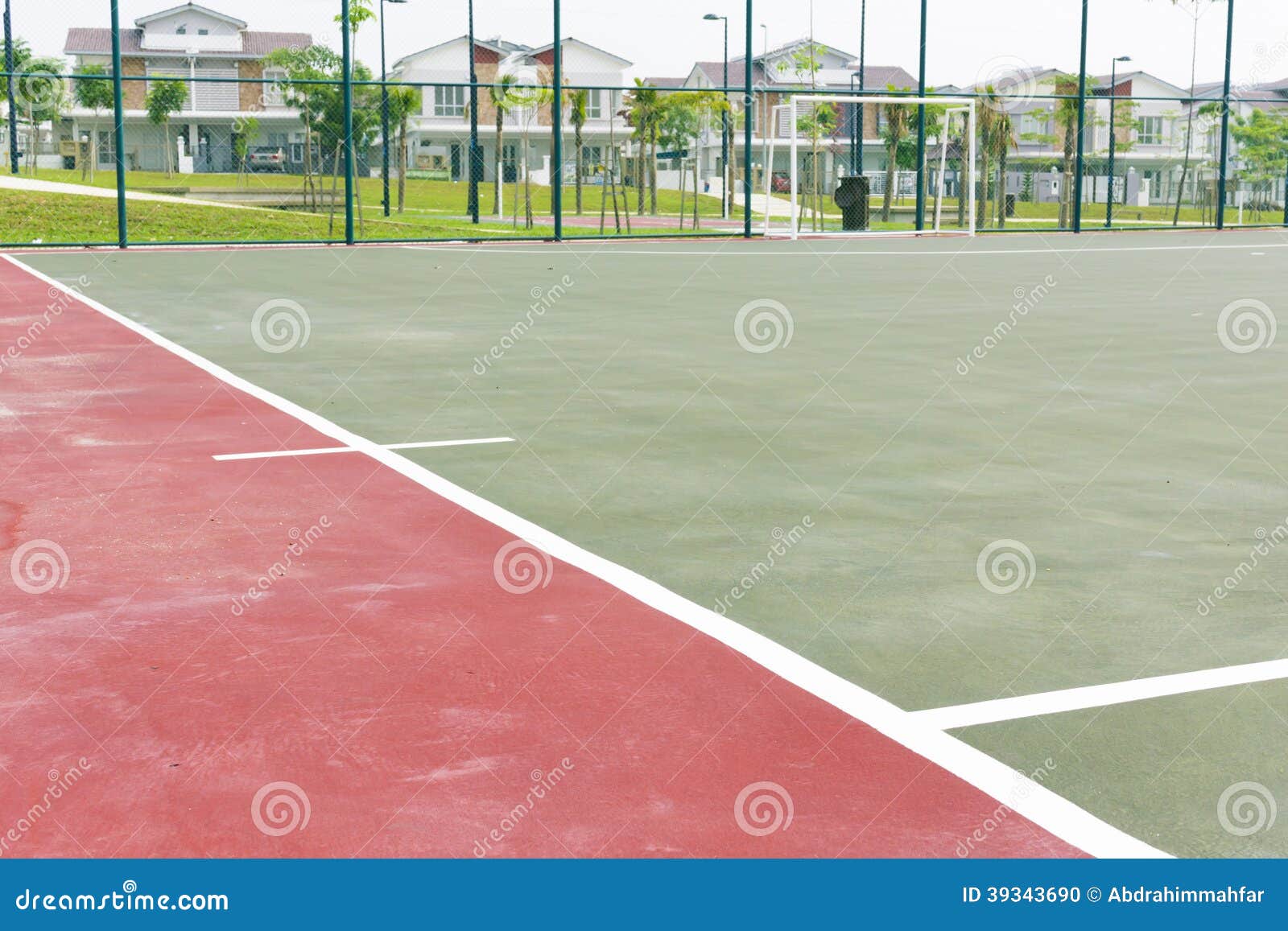Futsal Court Concrete Flooring and Lines Stock Photo Image of indoor