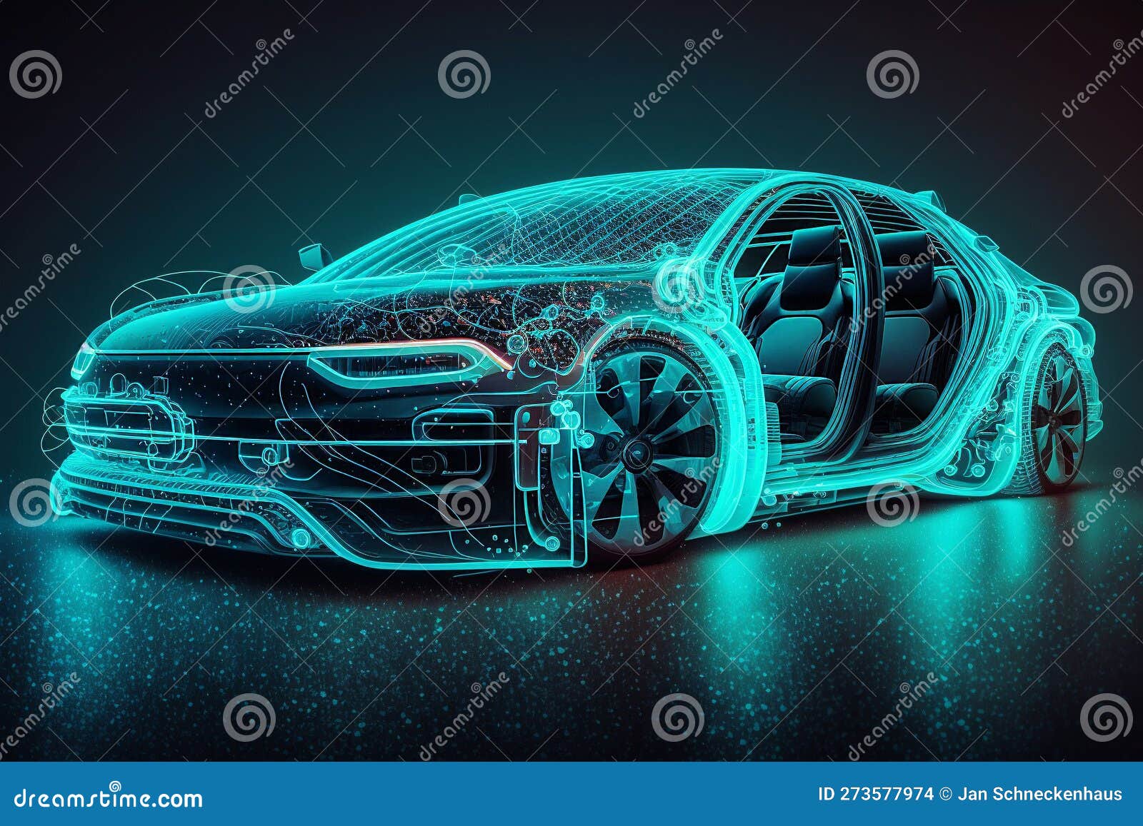 future car software technology. self-driving car, autonomous vehicle, driverless car, robo-car.