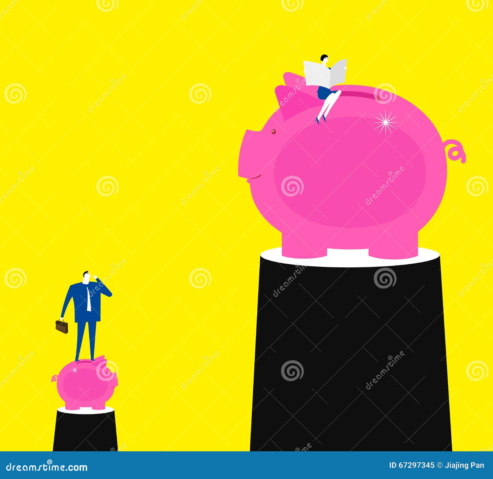 Future goals stock illustration. Illustration of complete 67297345