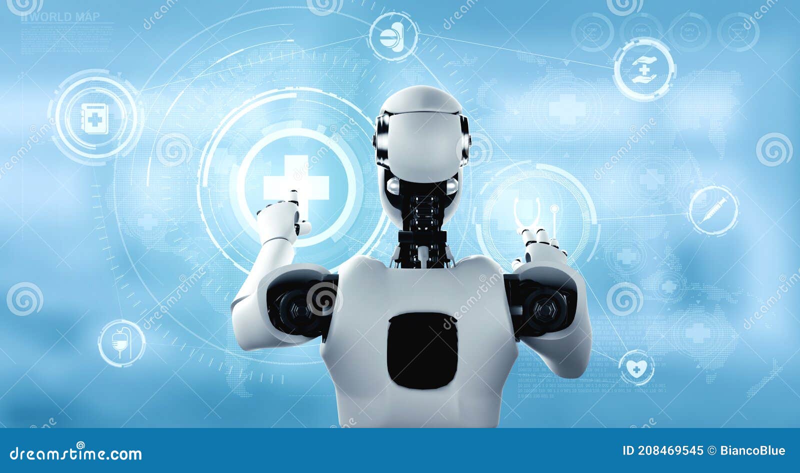 future medical technology controlled by ai robot using machine learning