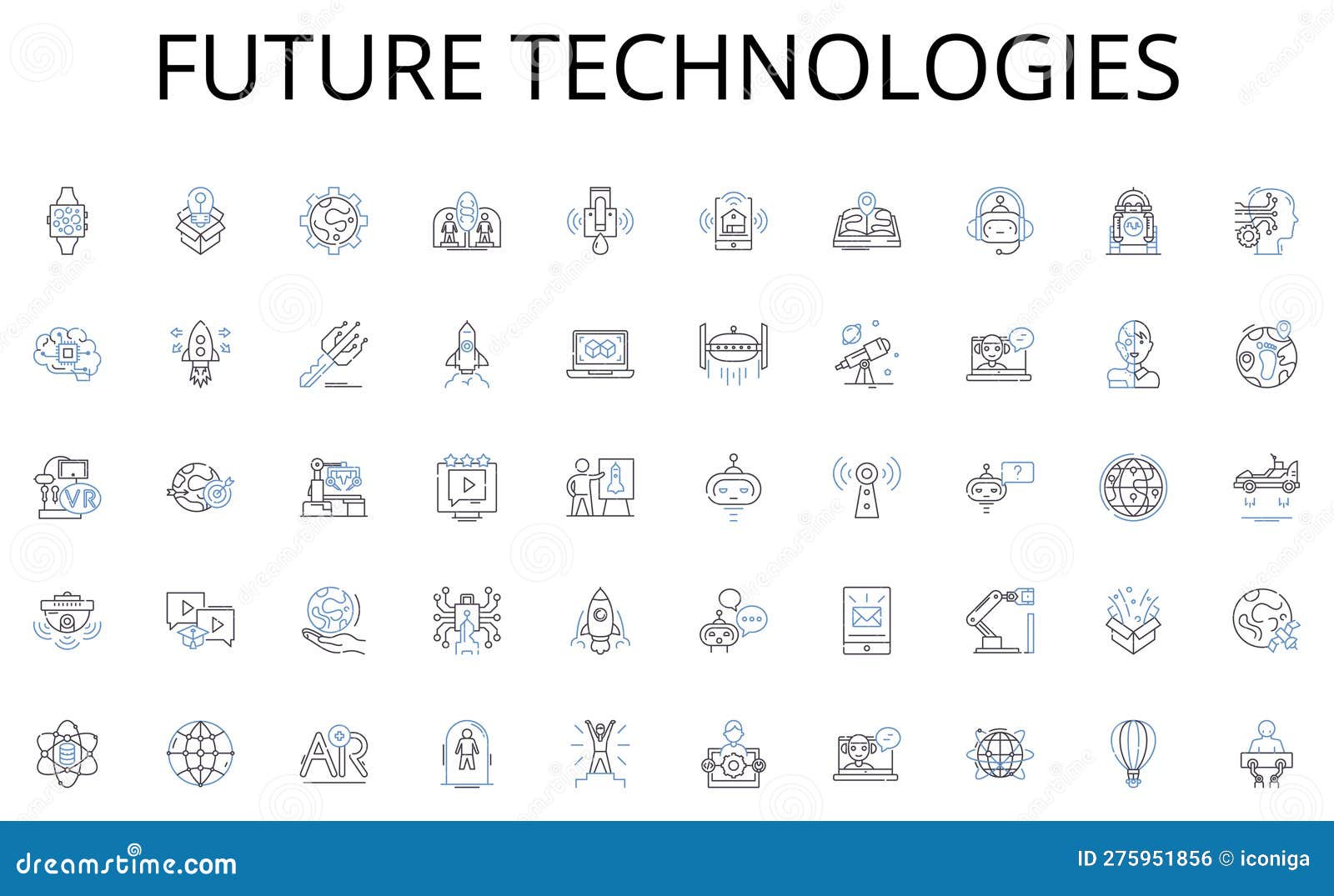 future technologies line icons collection. summit, assembly, caucus, conclave, convocation, conference, congress 
