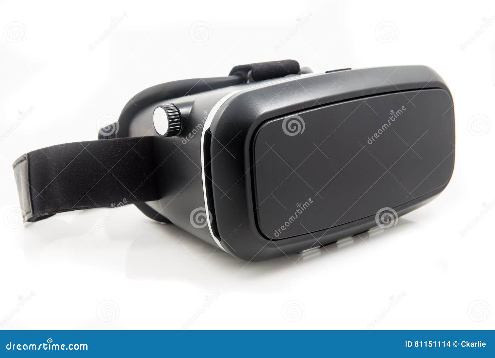 the future vr headset blacks virtual reality transformed half front view  on white background. vr and immersive experience