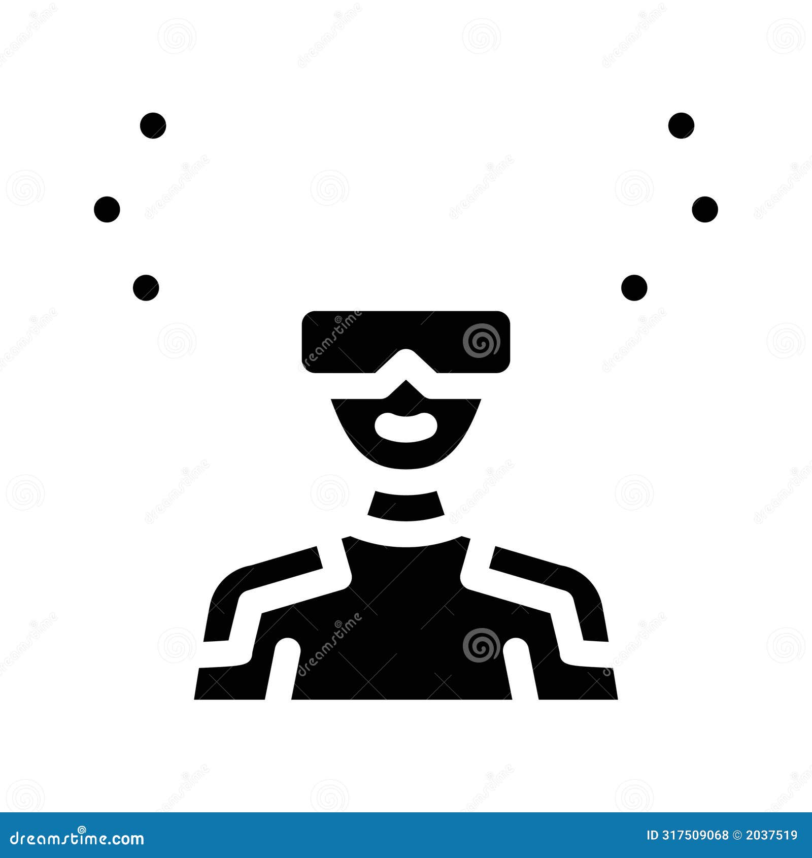 futurism tech enthusiast glyph icon  