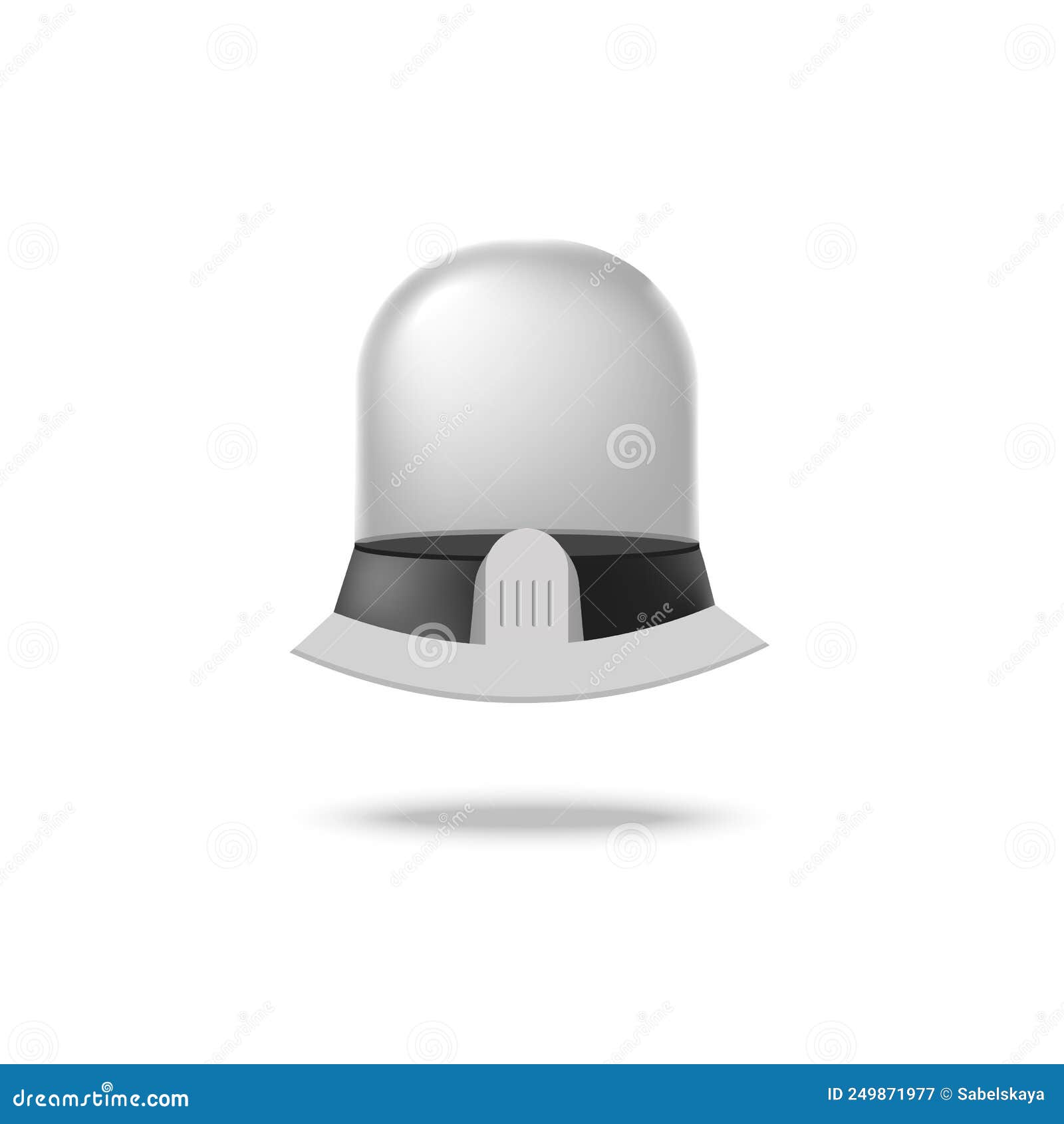 Futuristic Astronaut Helmet or Mask, Realistic 3d Vector Illustration ...