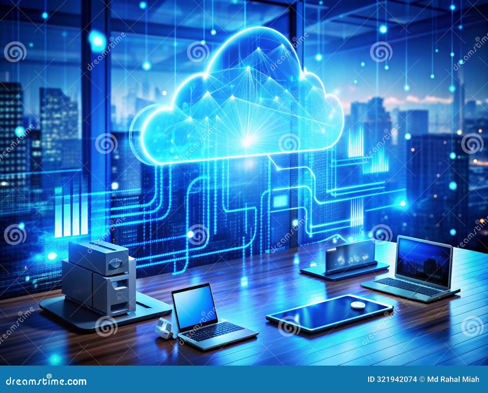 Futuristic Cloud Computing at Office, & Data Analytics on Global 