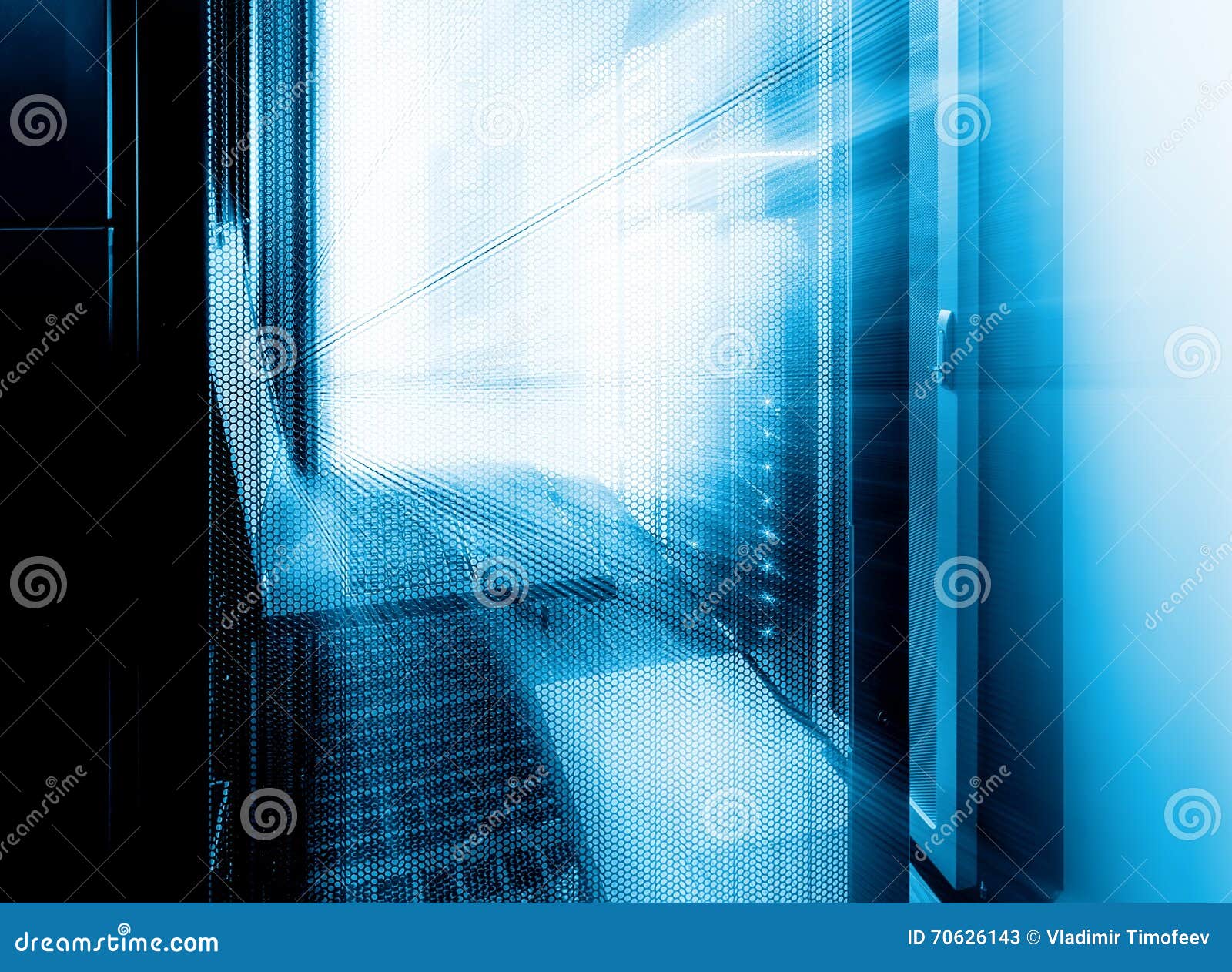 Futuristic Control Terminal Of Cluster Management In