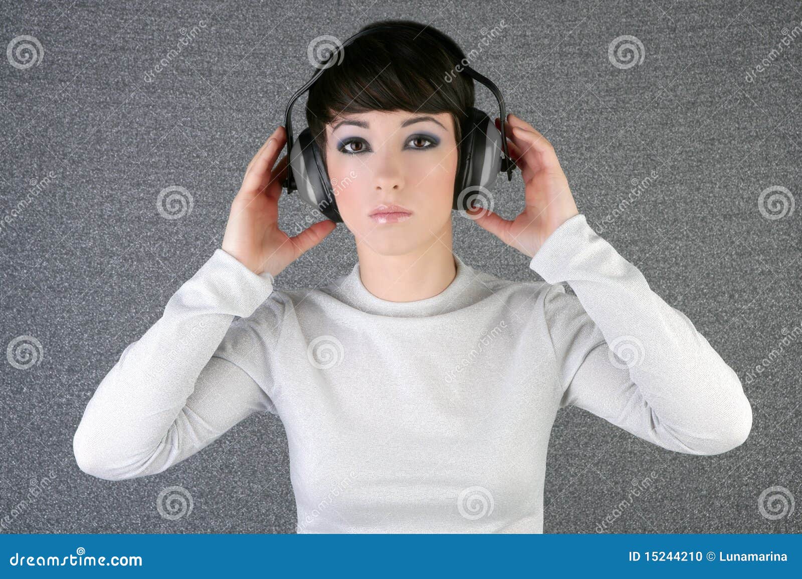 Futuristic Space Fashion Woman In Reflective Room. Stock Photo, Picture and  Royalty Free Image. Image 46911108.