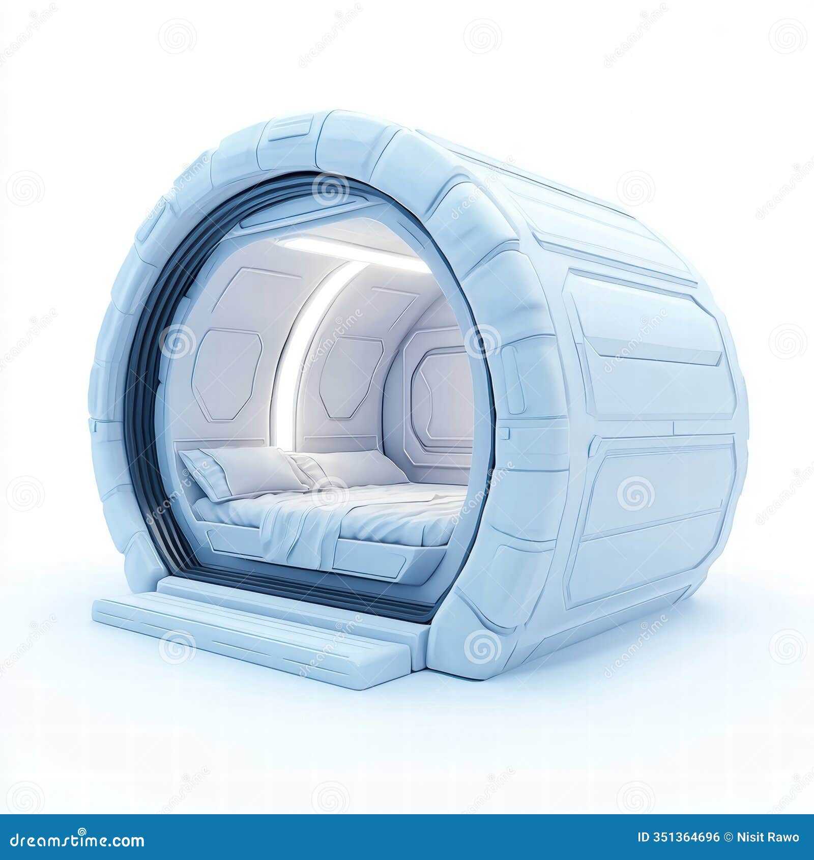 Futuristic Isolated Living Quarters for Space Habitat Development Concept  Stock Illustration - Illustration of futuristic, research: 351364696, image size:1600x1690