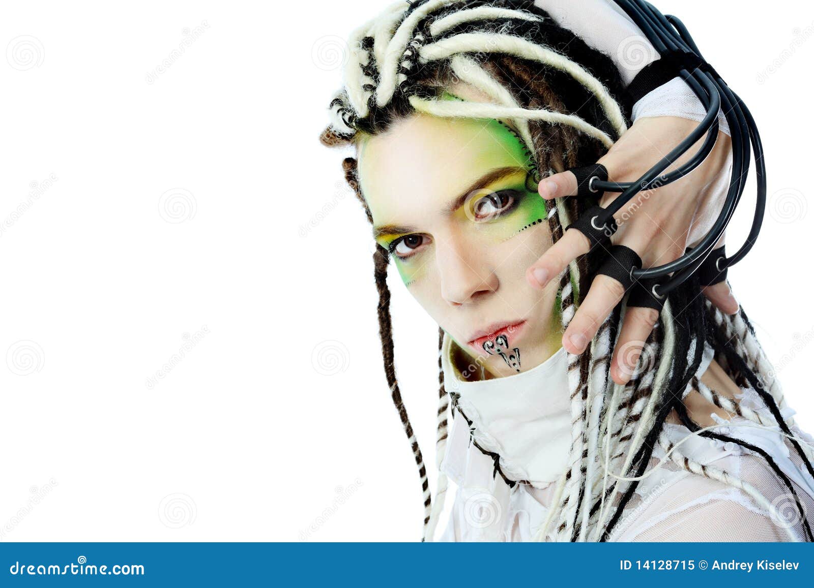 Woman Futuristic Costume Stock Photo 83464306