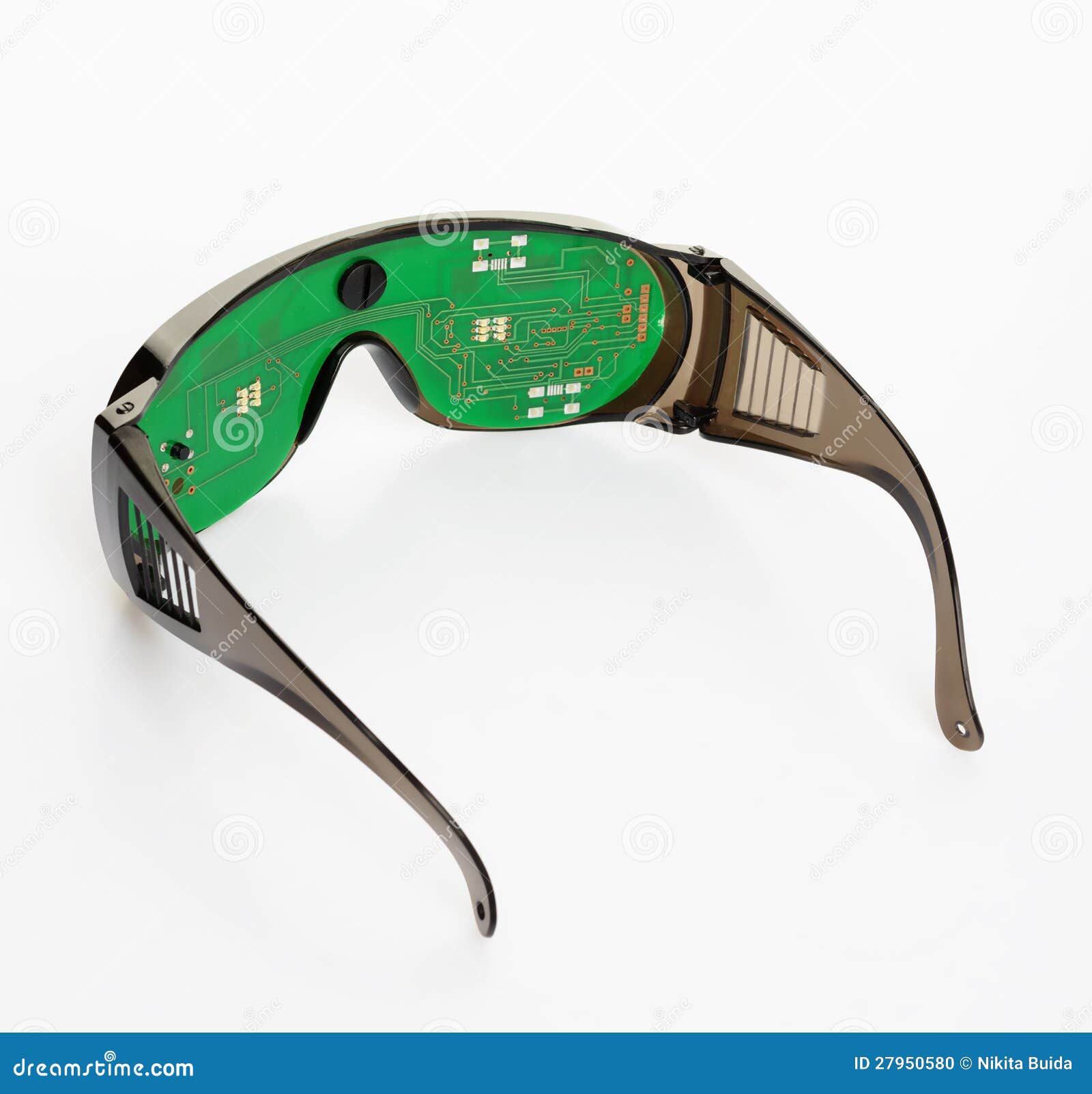 Futuristic Microchip Goggles Stock Photo Image of goggles, analysis