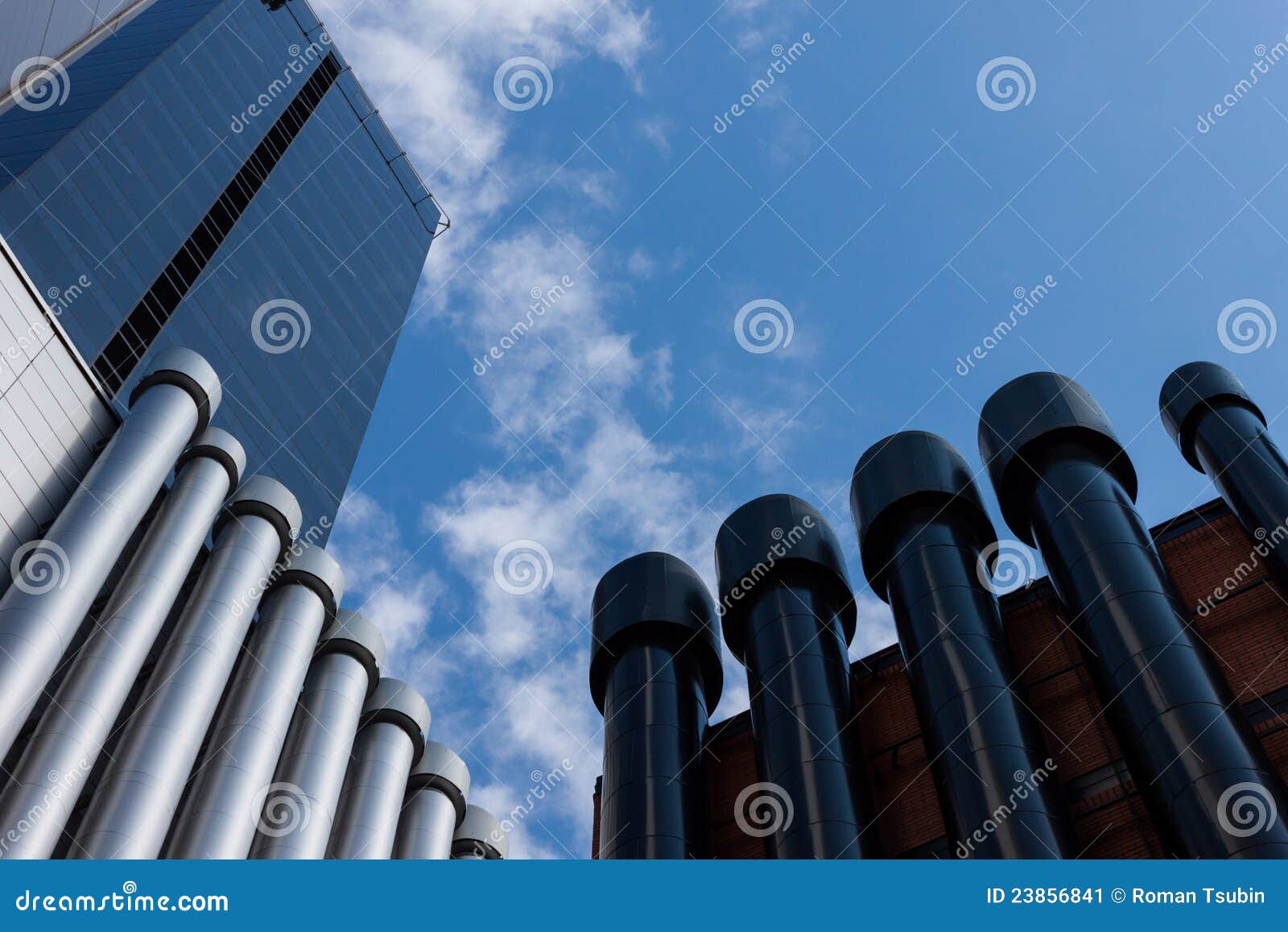 Futuristic modern office stock image. Image of buildings - 23856841