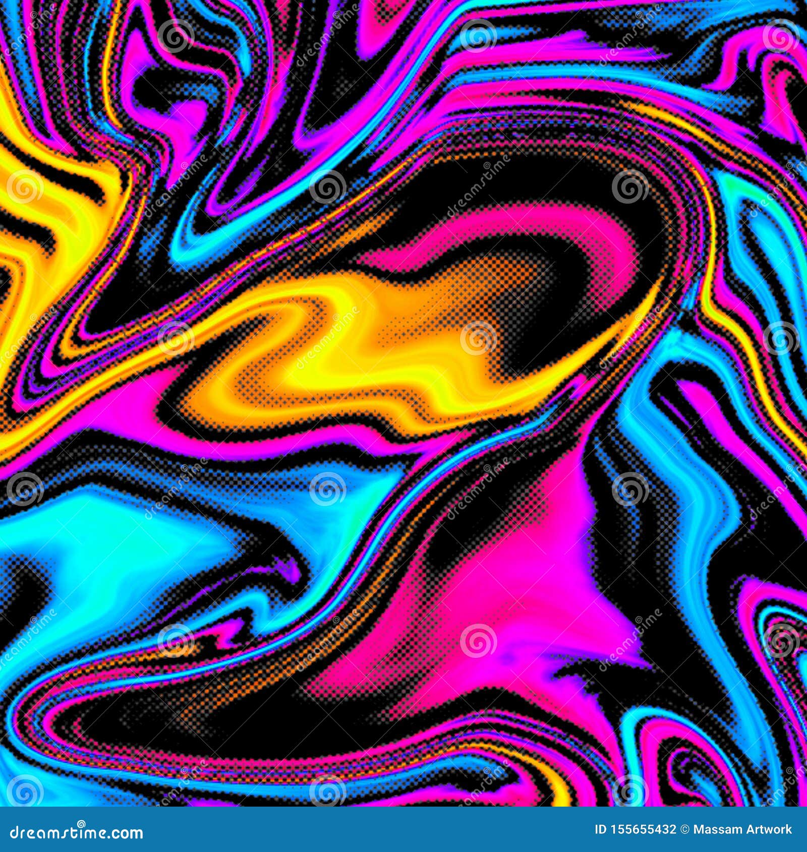 Futuristic Rainbow Colors Liquid Abstract Stock Photo - Image of  metamorphosis, metallic: 155655432
