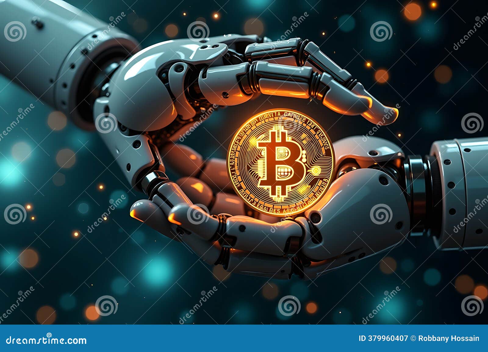211 Robot Holding Cryptocurrency Stock Photos - Free & Royalty-Free Stock  Photos from Dreamstime