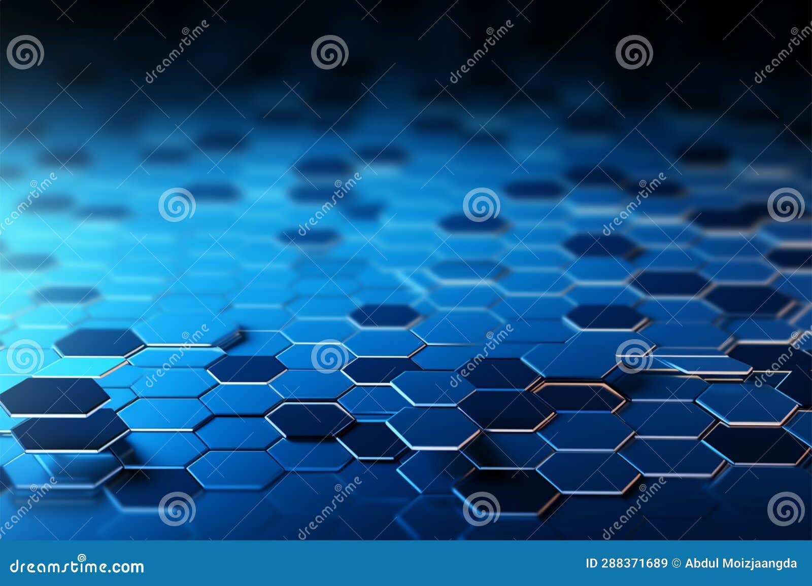 Futuristic Sci Fi Vibes Abstract Hexagonal Gradient Backdrop in