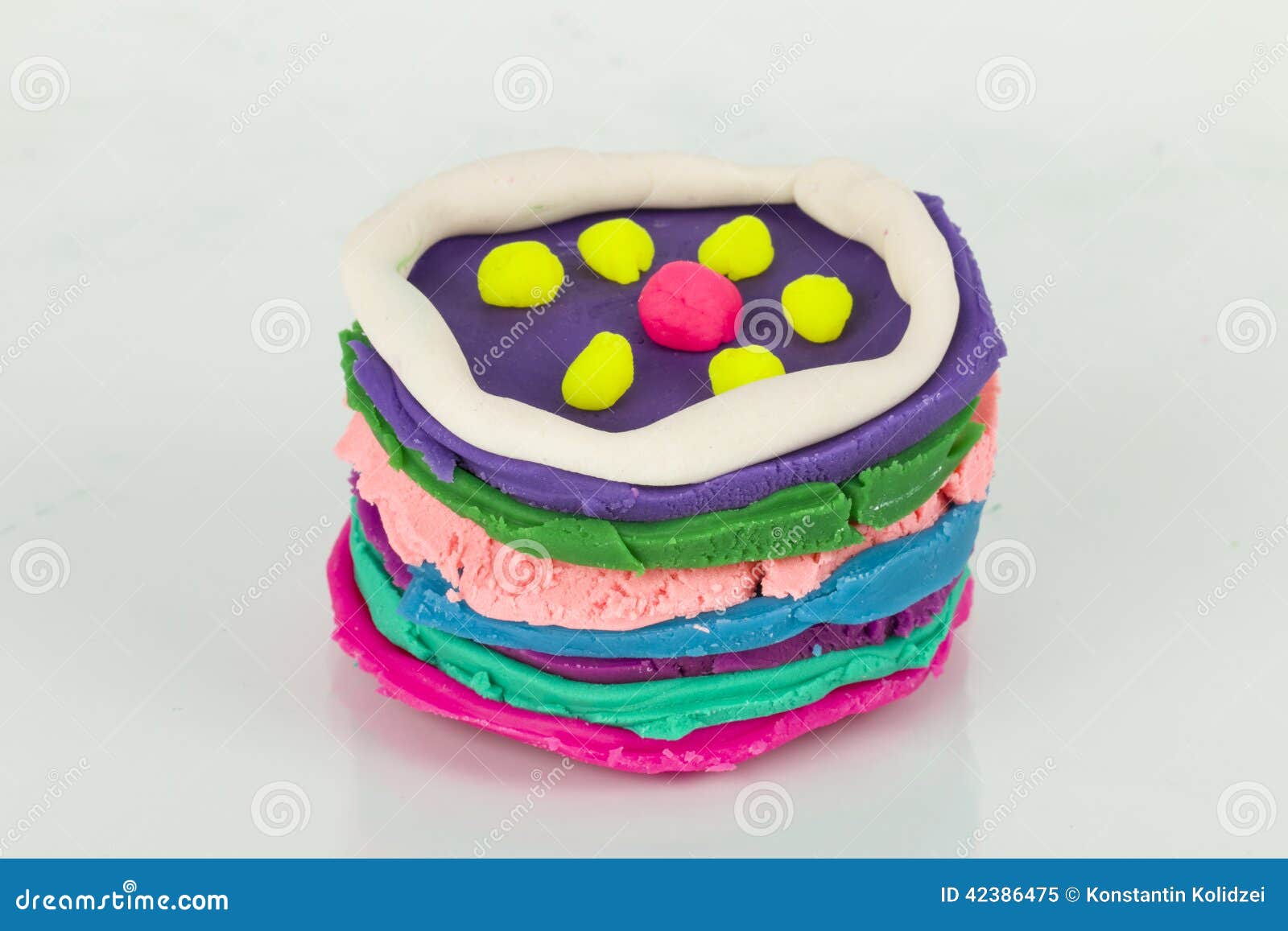 Gateau De Pate A Modeler Image Stock Image Du Construit