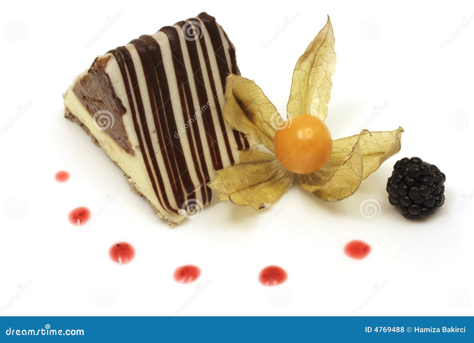Gateau De Triangle De Chocolat Photo Stock Image Du Mure Patisserie