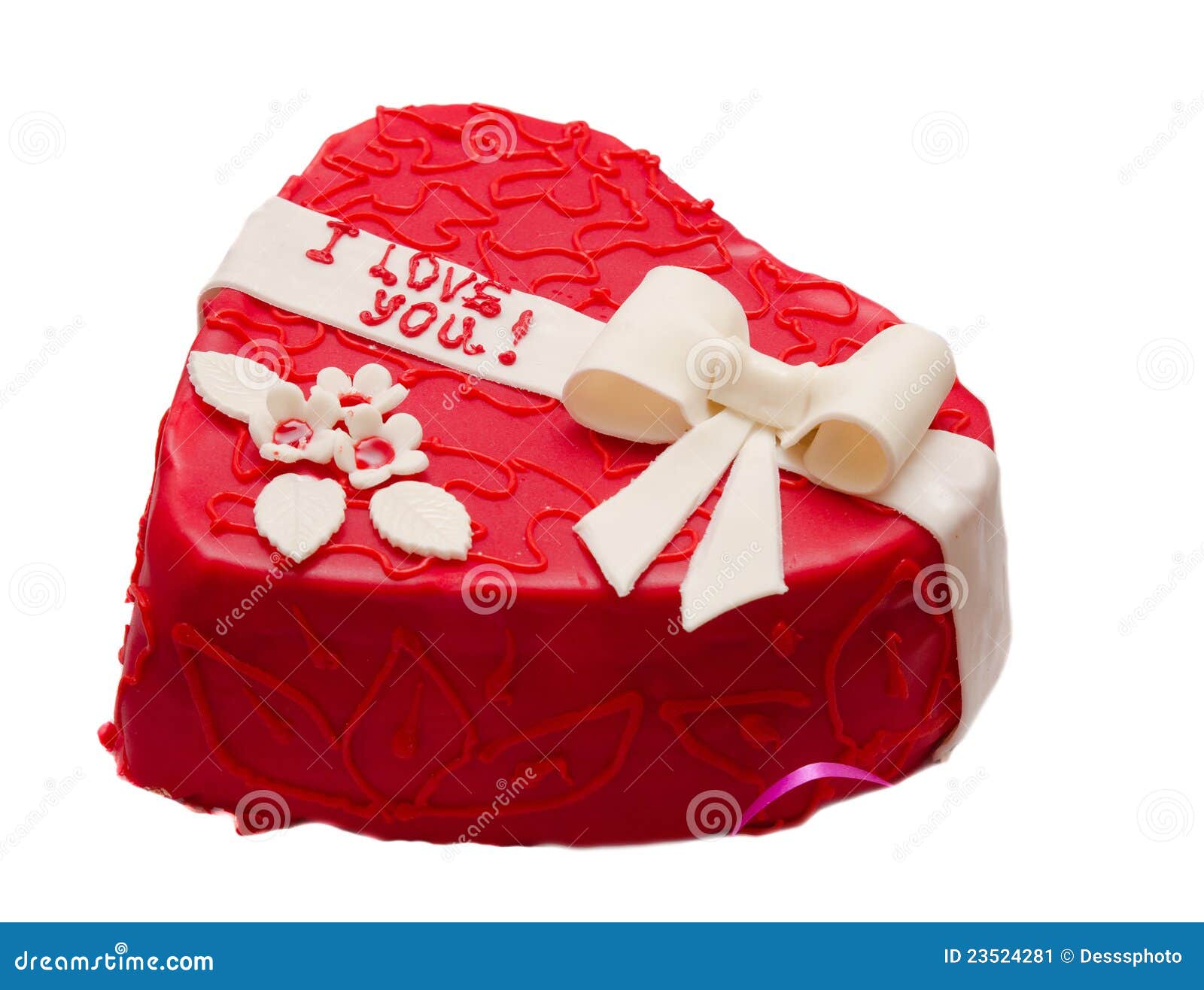 Gateau En Forme De Coeur Image Stock Image Du Dessert