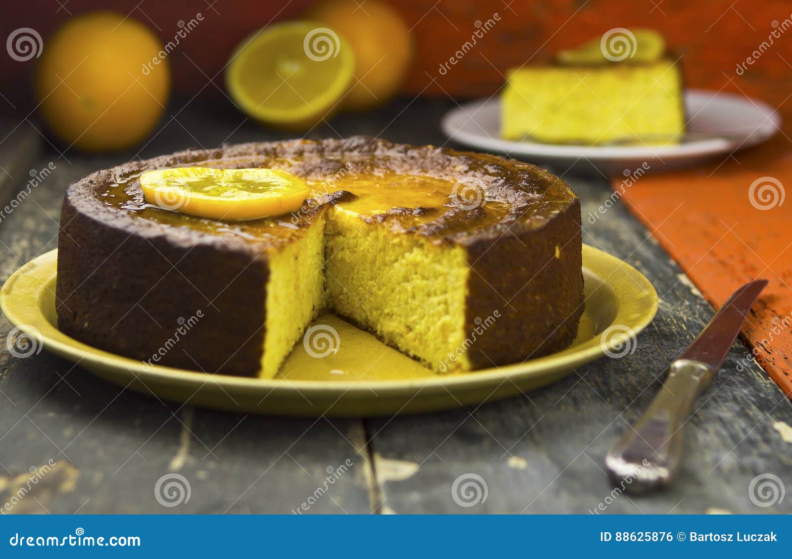 Gateau Marocain D Amande Orange Photo Stock Image Du Fond Farine