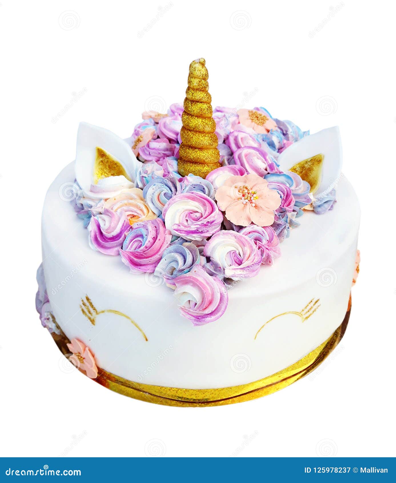 Gateau Sous Forme De Licorne Image Stock Image Du Magie Mignon