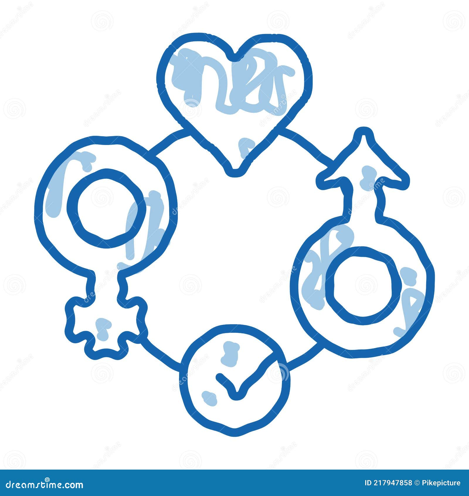 Género Tolerancia Doodle Icono Dibujado a Mano Ilustración Ilustración del  Vector - Ilustración de sexual, wheelchair: 217947858