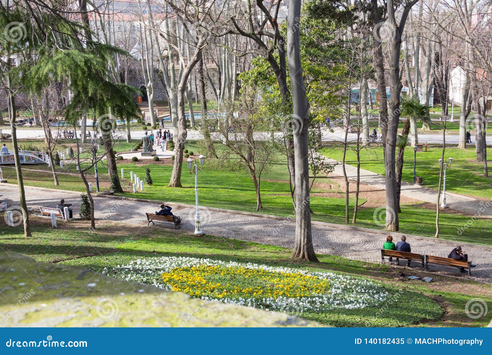 GÃ¼lhane Park, Istanbul editorial image. Image of time - 140182435