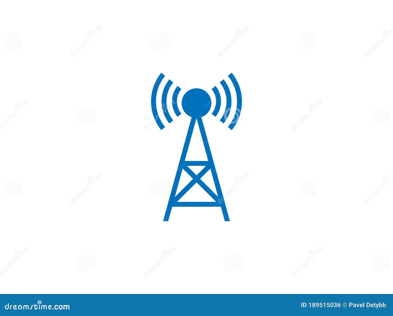 5g, Antenna, Cell Icon. Vector Illustration, Flat Design. Stock Vector