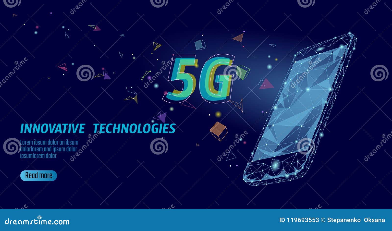 5g new wireless internet wifi connection. laptop mobile device isometric blue 3d flat. global network high speed