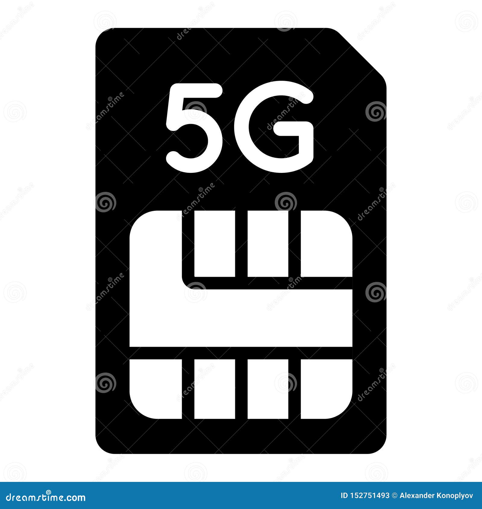 5g Sim Card Icon, Information For Service Stock Vector - Illustration of network, computer ...