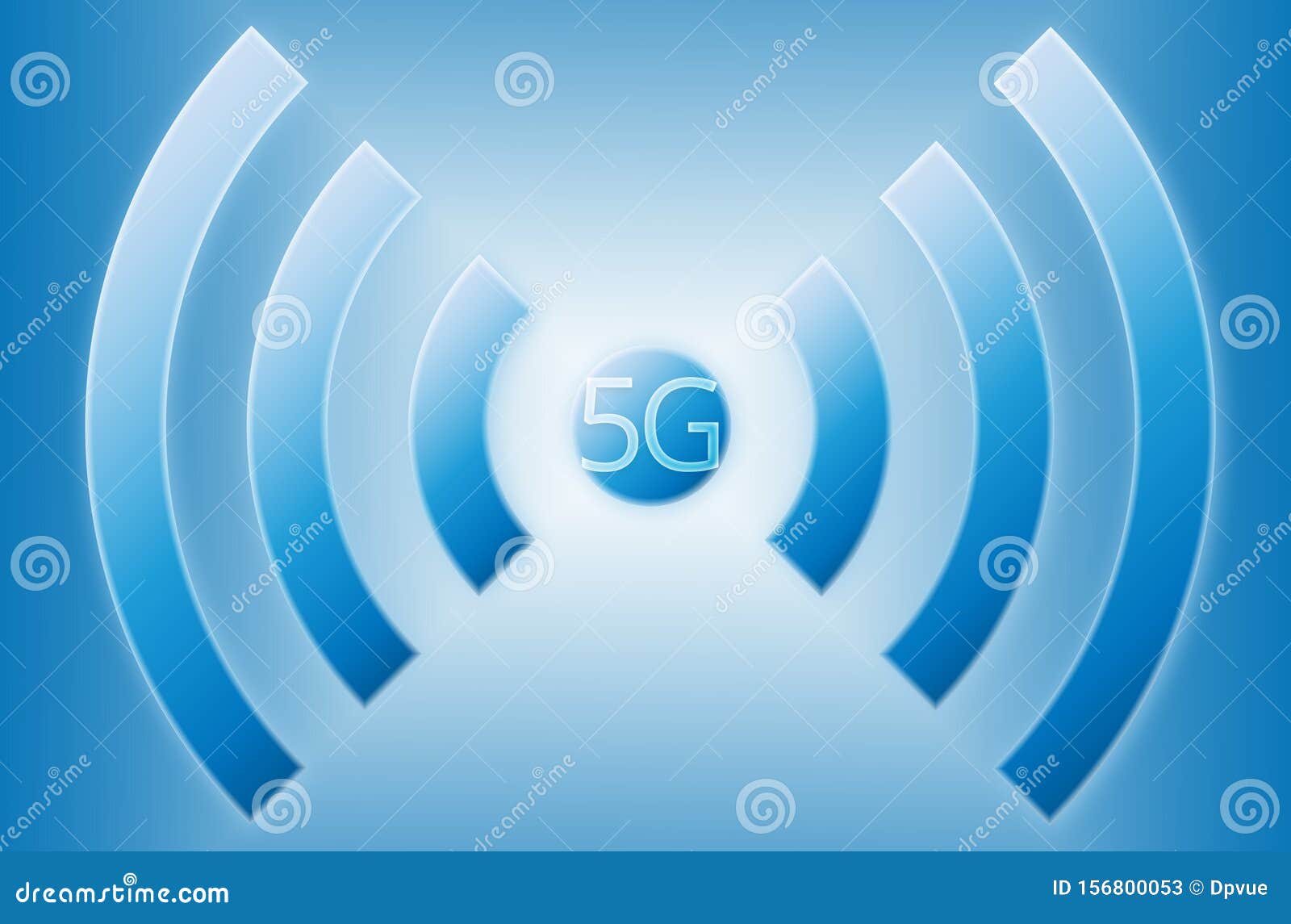 5g Wireless Connection - Digital Signal Transmission Of ...
