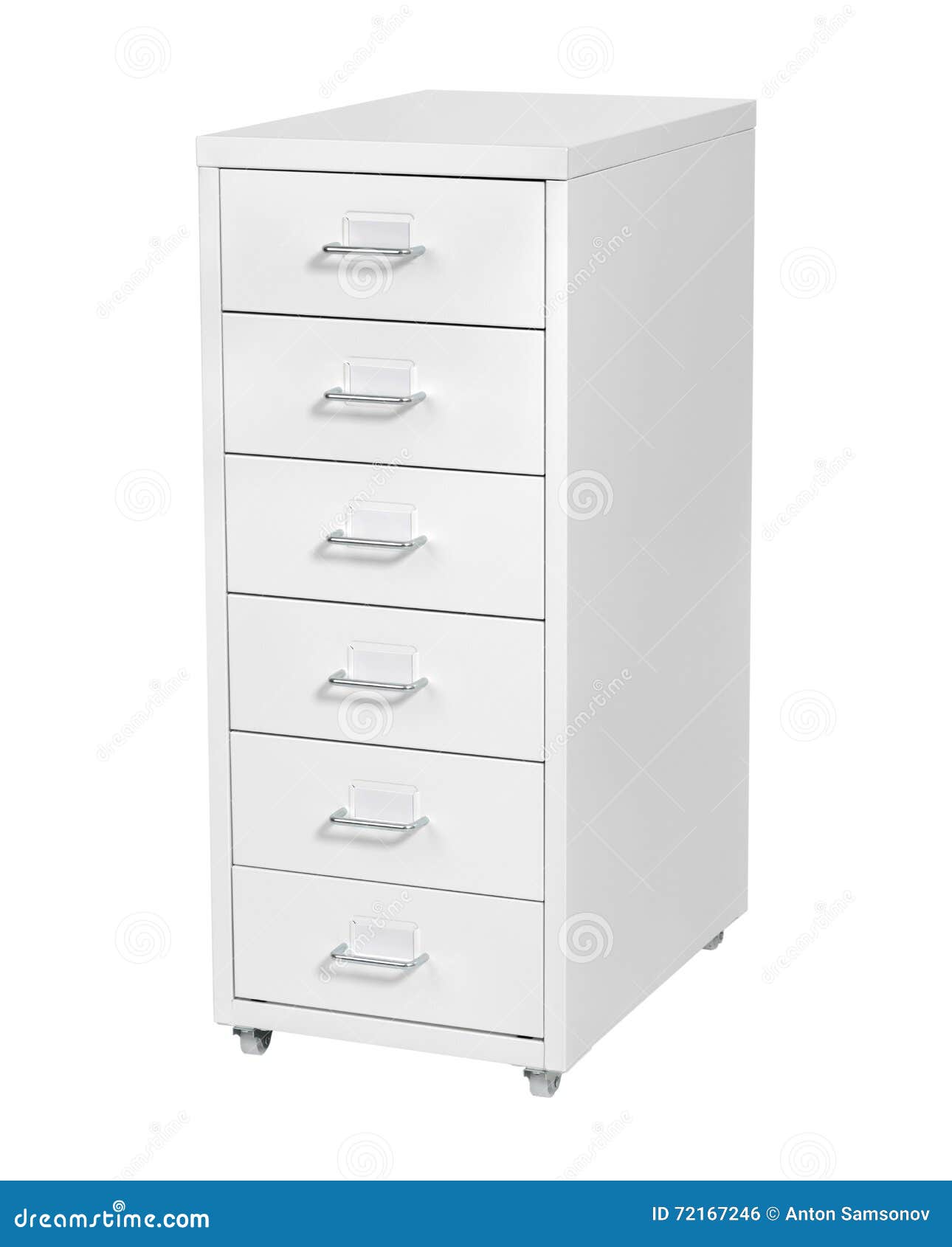 Gabinete Blanco Con Los Cajones Foto de archivo - Imagen de perilla