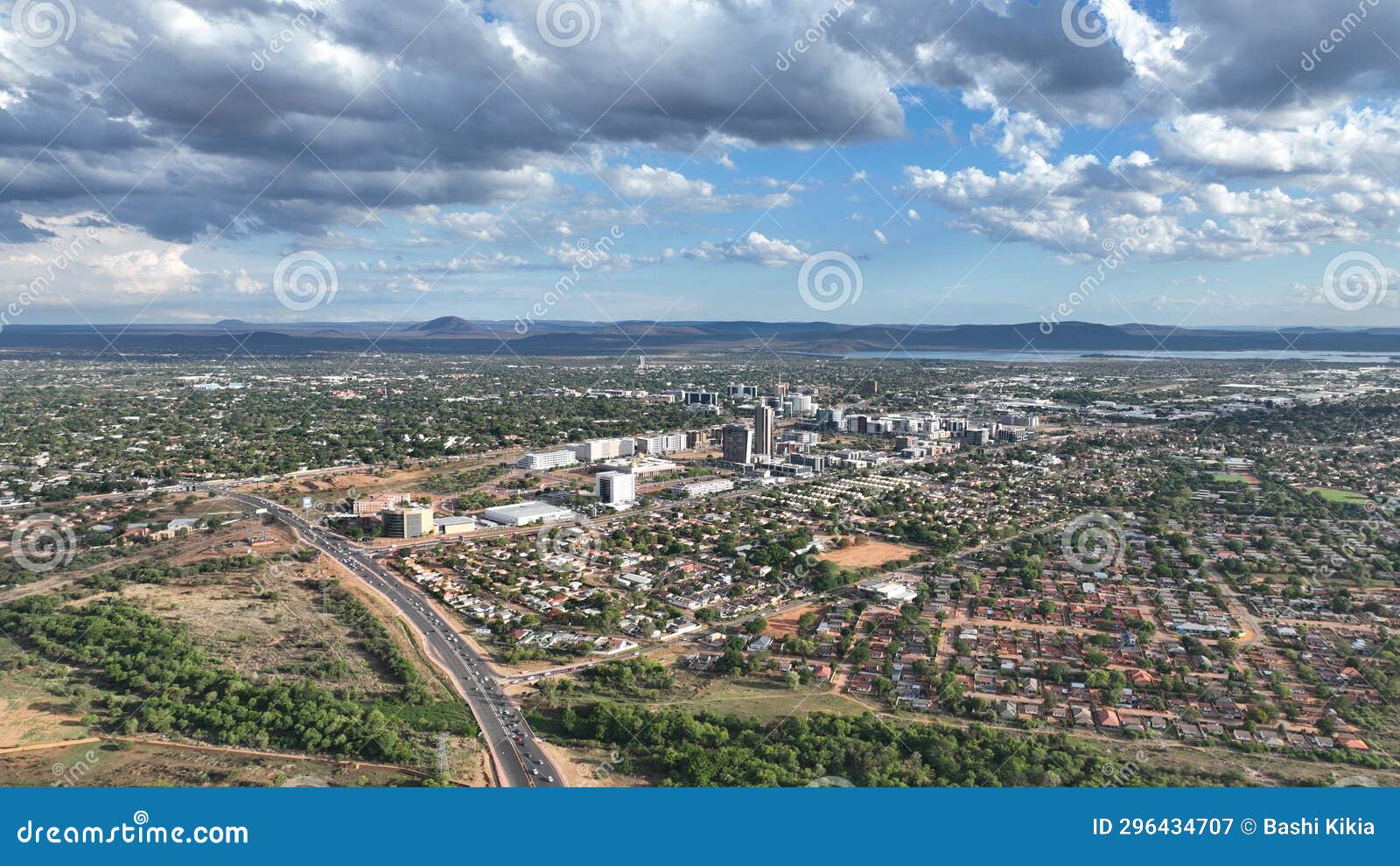 Gaborone Skyline, Botswana, Africa Stock Image Image of skyline