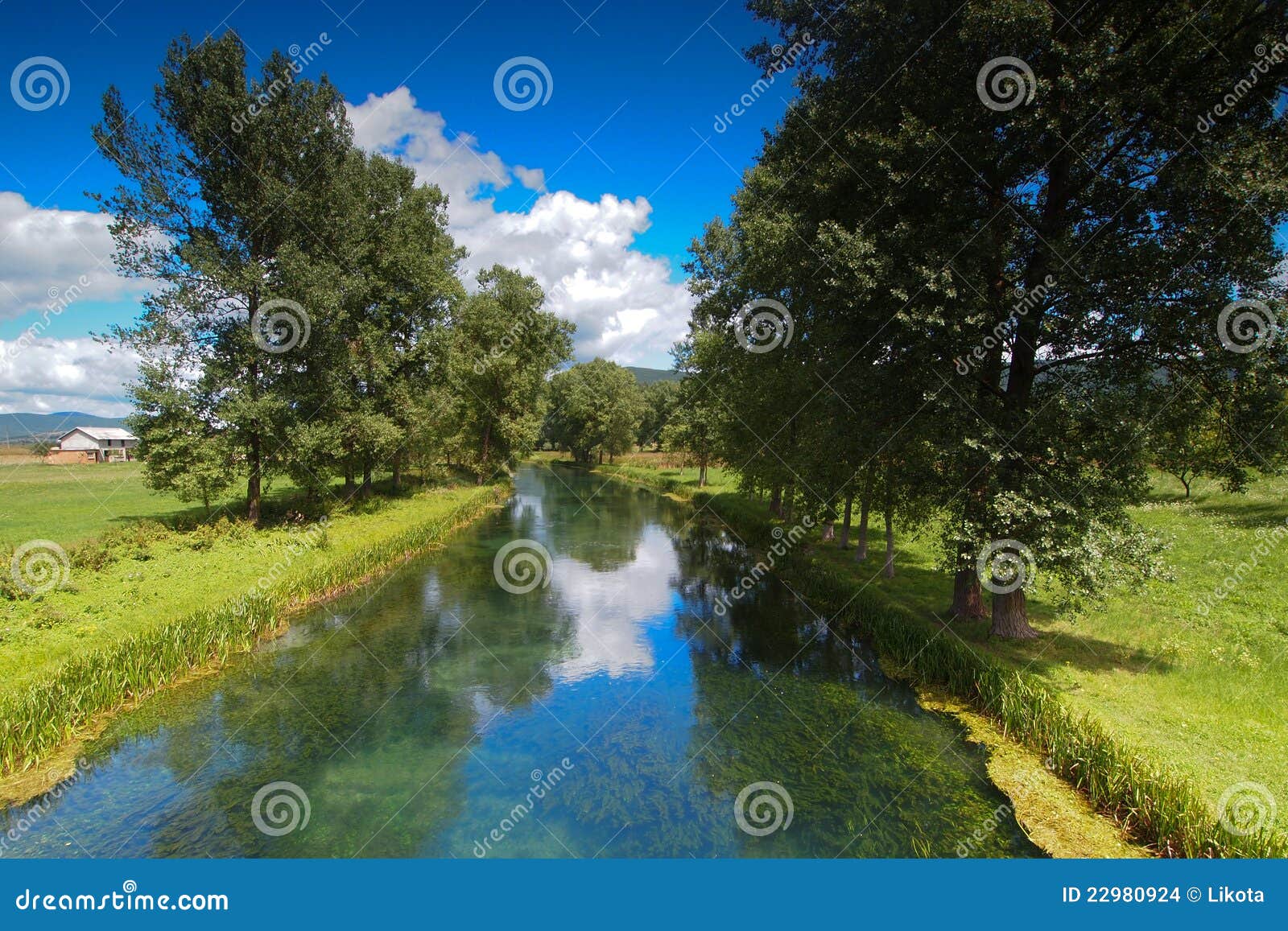Gacka river in Croatia stock photo. Image of blue, nature 22980924