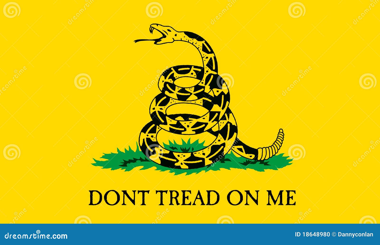 Gadsden Flag stock vector. Illustration of libertarian - 18648980