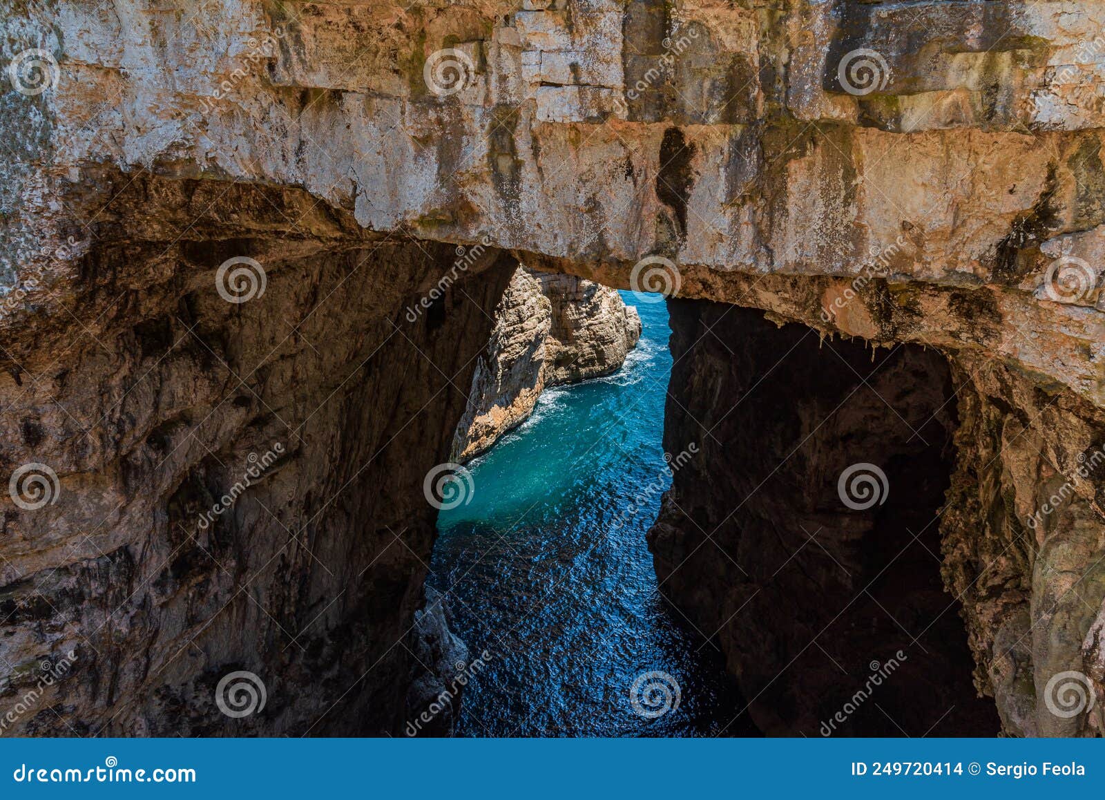 gaeta, lazio. the grotta del turco