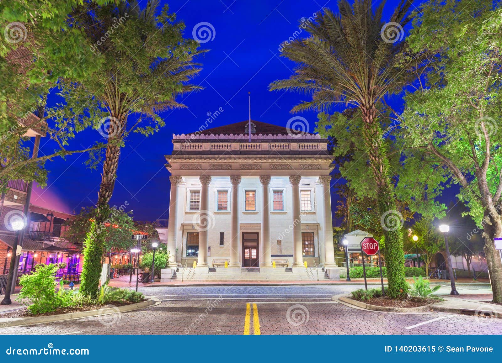 Gainesville, Florida, USA stock image. Image of cityscape - 140203615