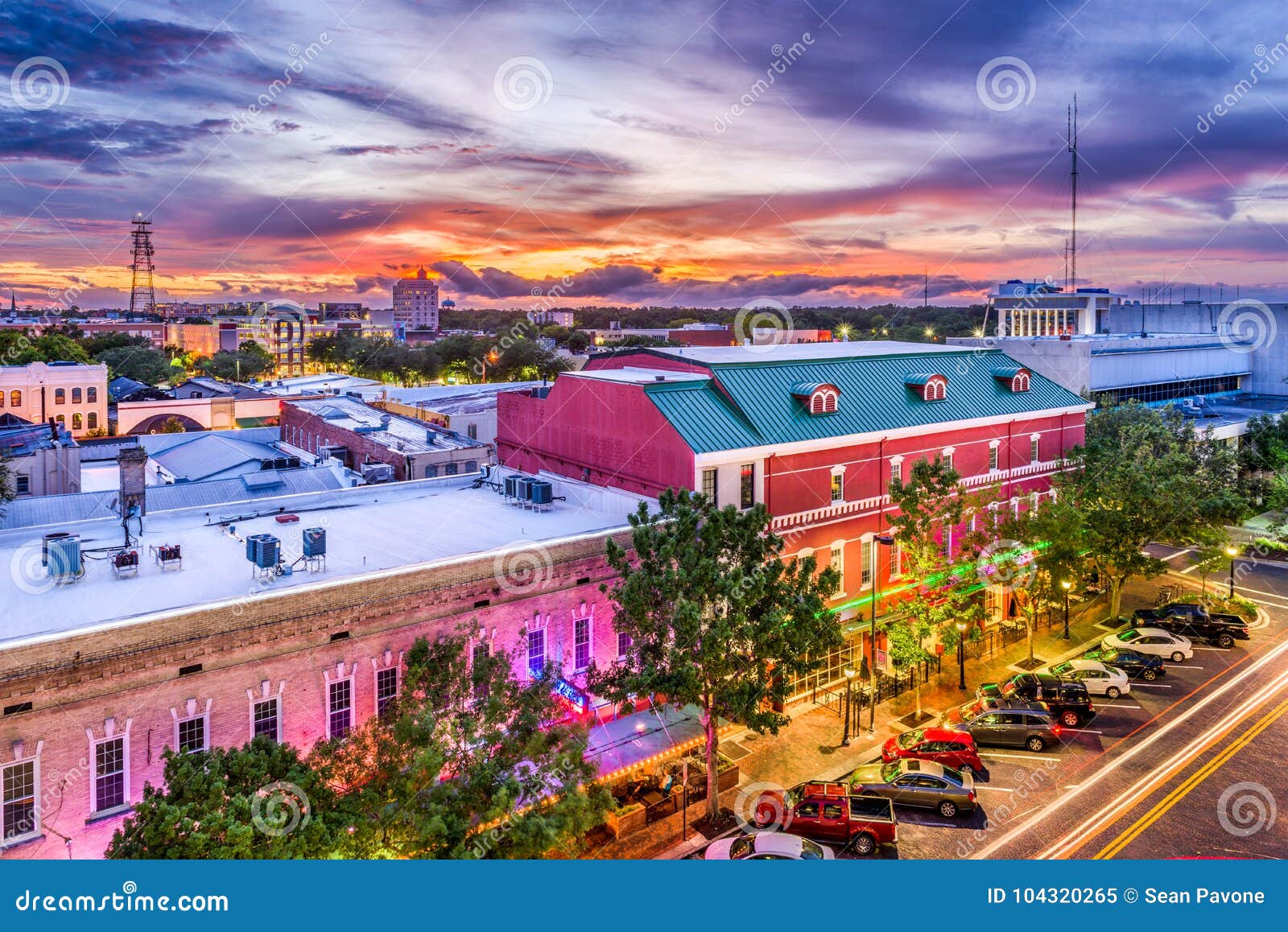 Gainesville, Florida, USA stock image. Image of avenue - 104320265